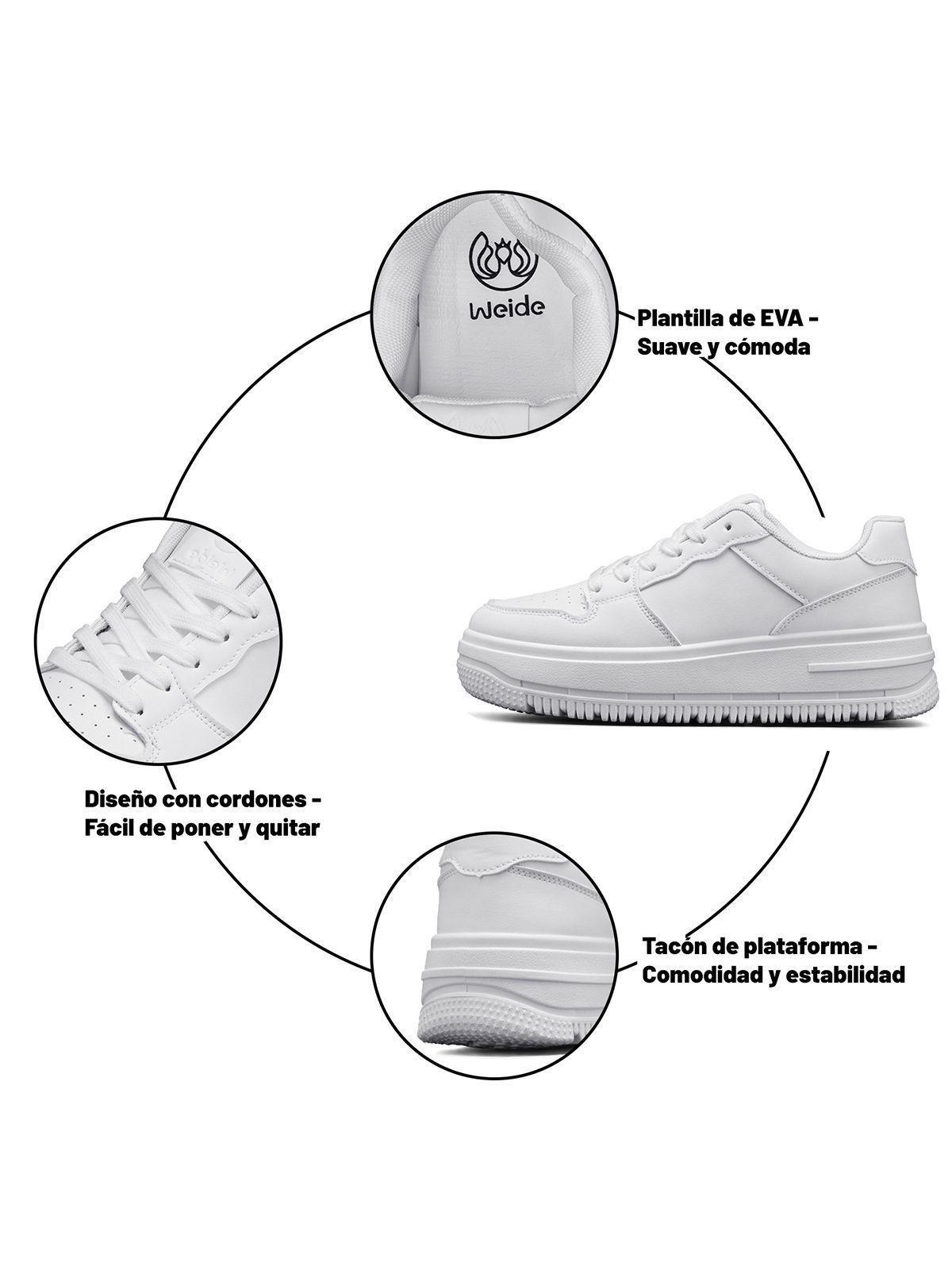 Zapatilla Urbana Plataforma Confort Mujer Weide SL66-6