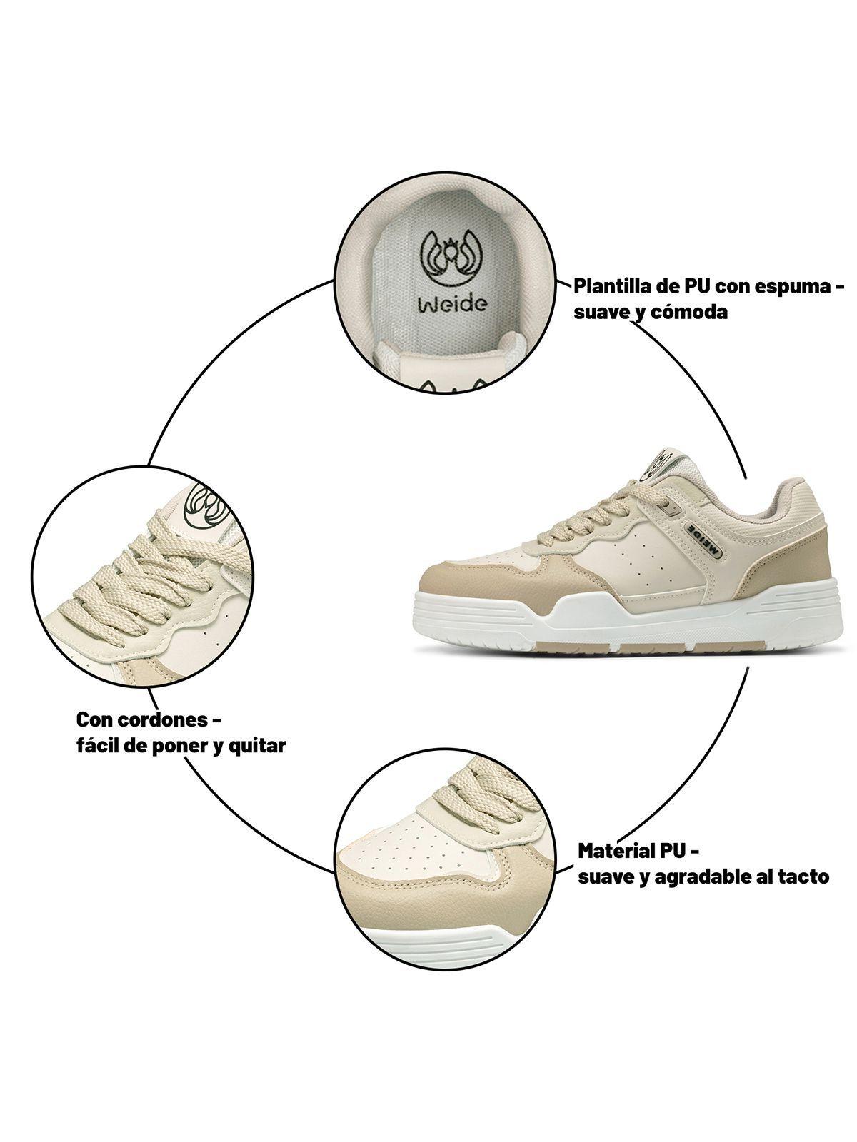 Zapatillas Urbanas Mujer Plataforma PU Weide SS11-8