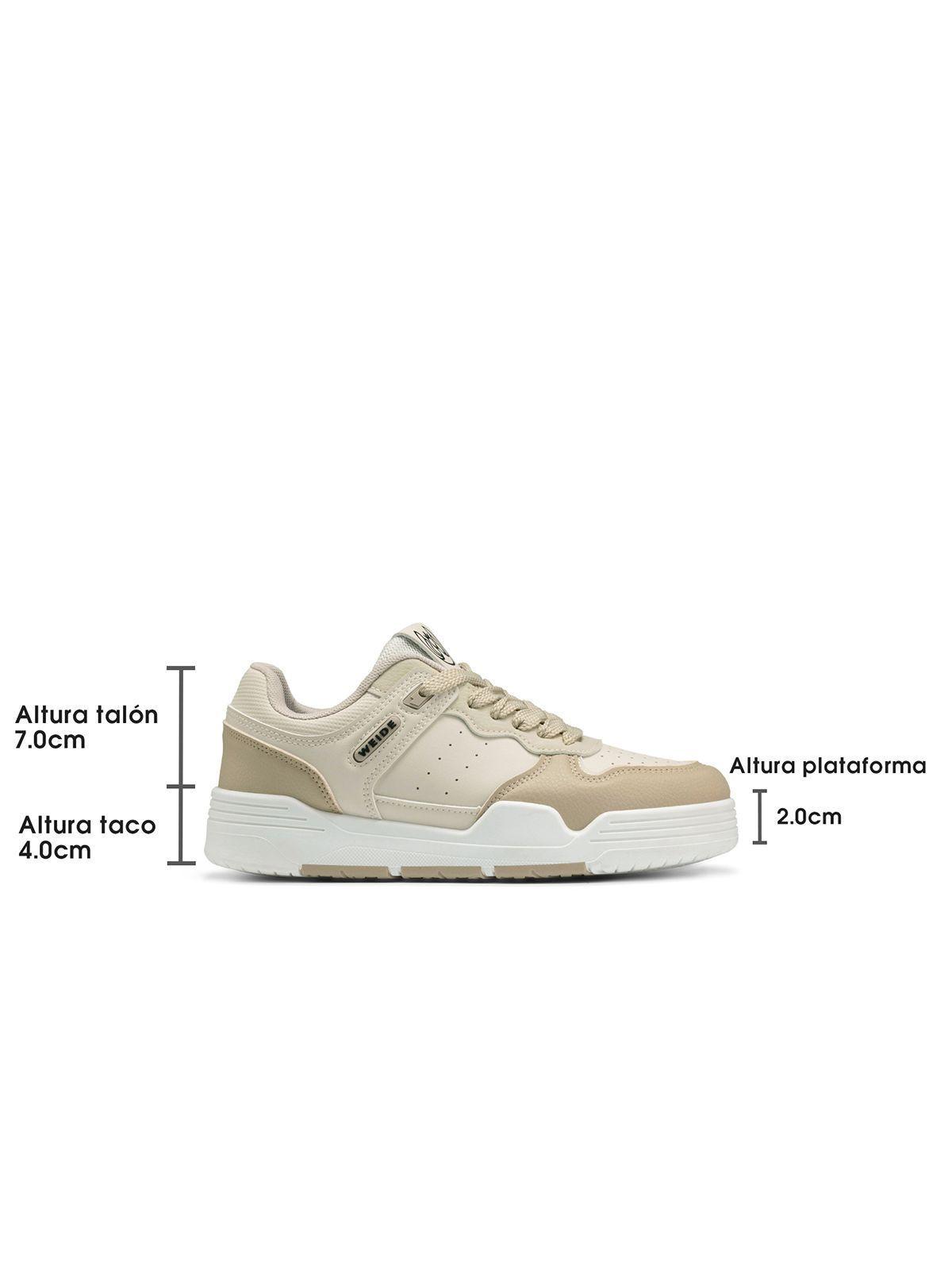 Zapatillas Urbanas Mujer Plataforma PU Weide SS11-6