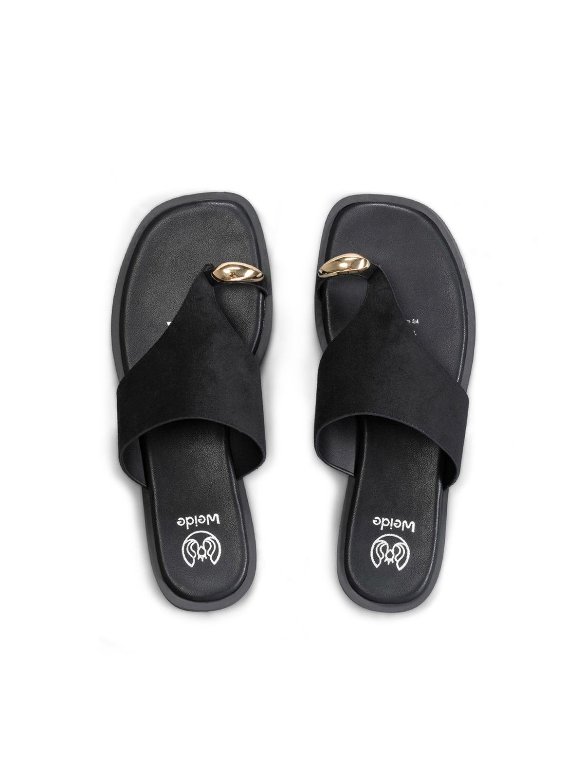 Sandalia tipo Chala PU Textil Mujer Plano Weide HY26-2