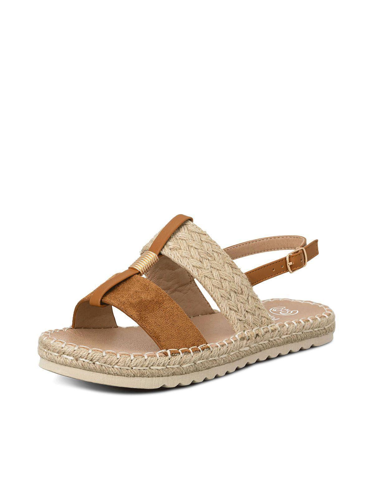 Sandalia Casual De Moda  Plana  Mujer Weide QIU362-0