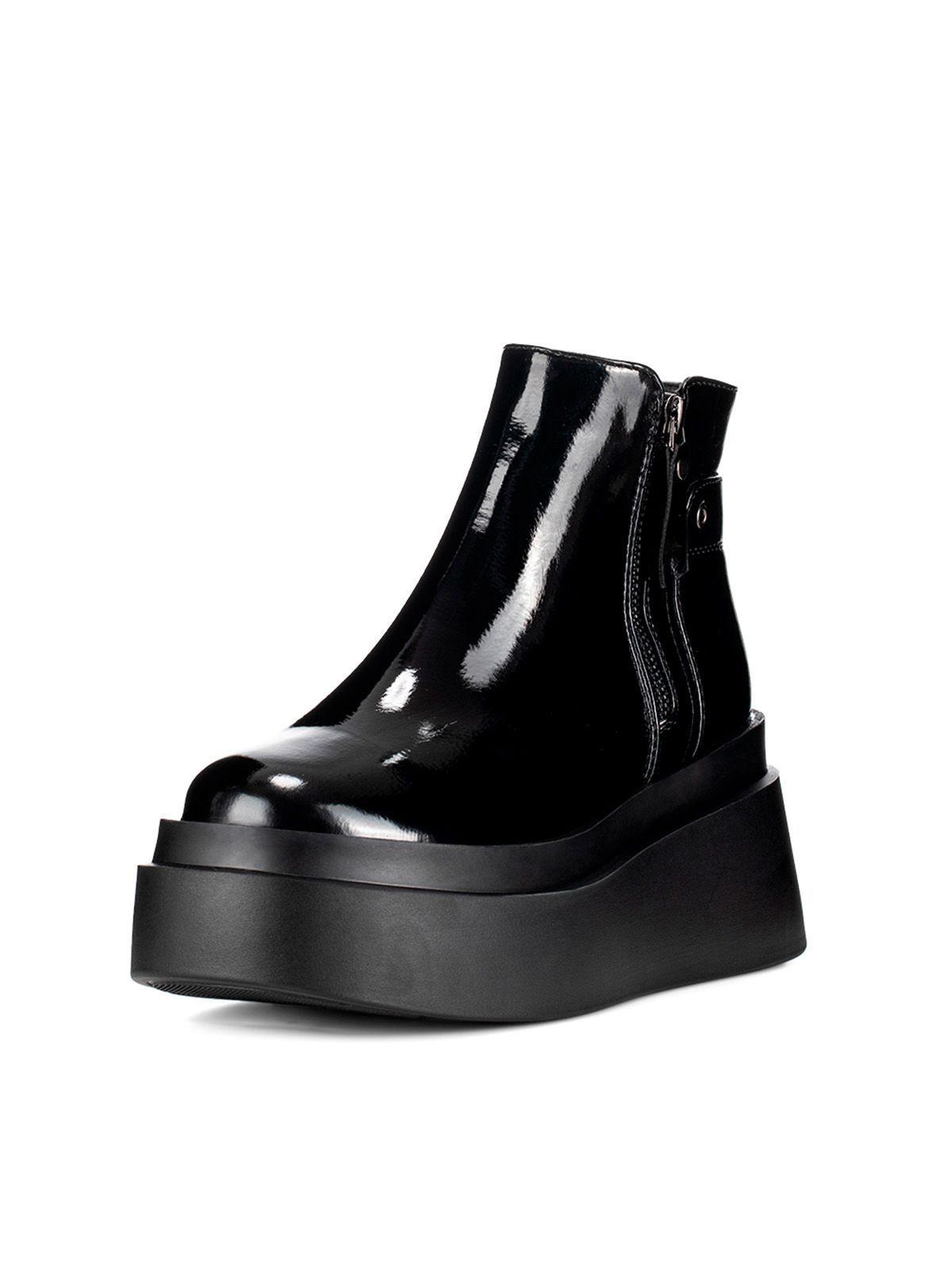 Botin Negro Casual Mujer Weide CZY586-0