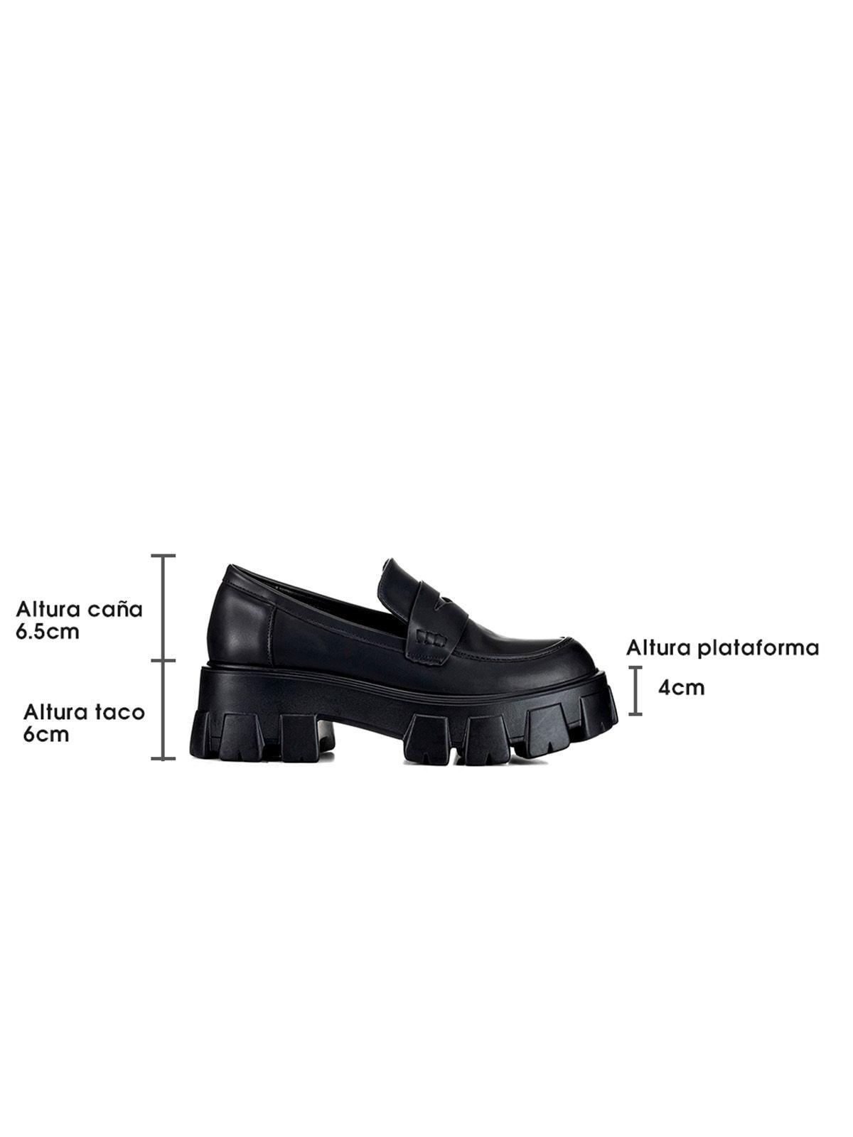 Mocasin Negro Casual Mujer Weide LT125-5