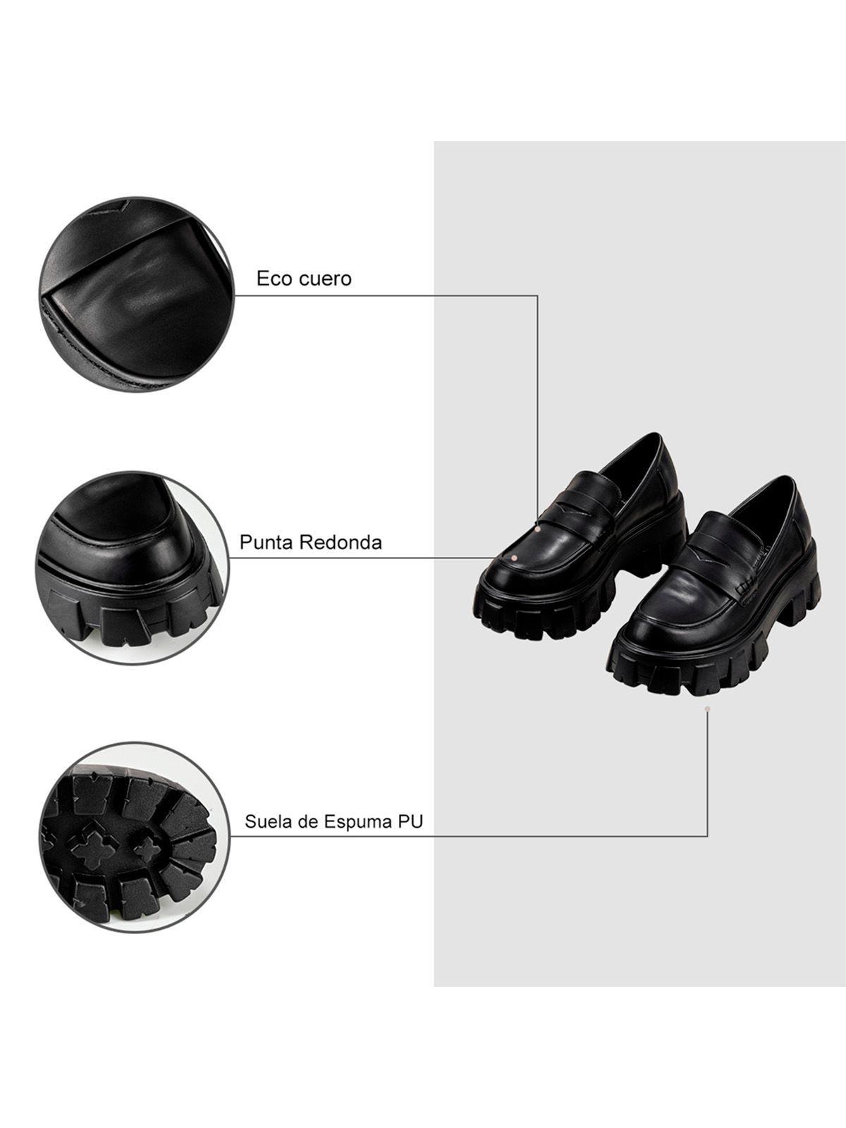 Mocasin Negro Casual Mujer Weide LT125-6