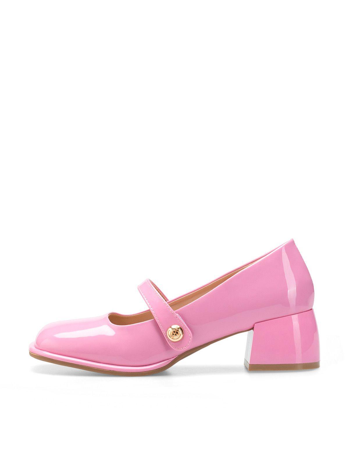 Zapatos Taco Mujer Amelia Rosado Weide-1