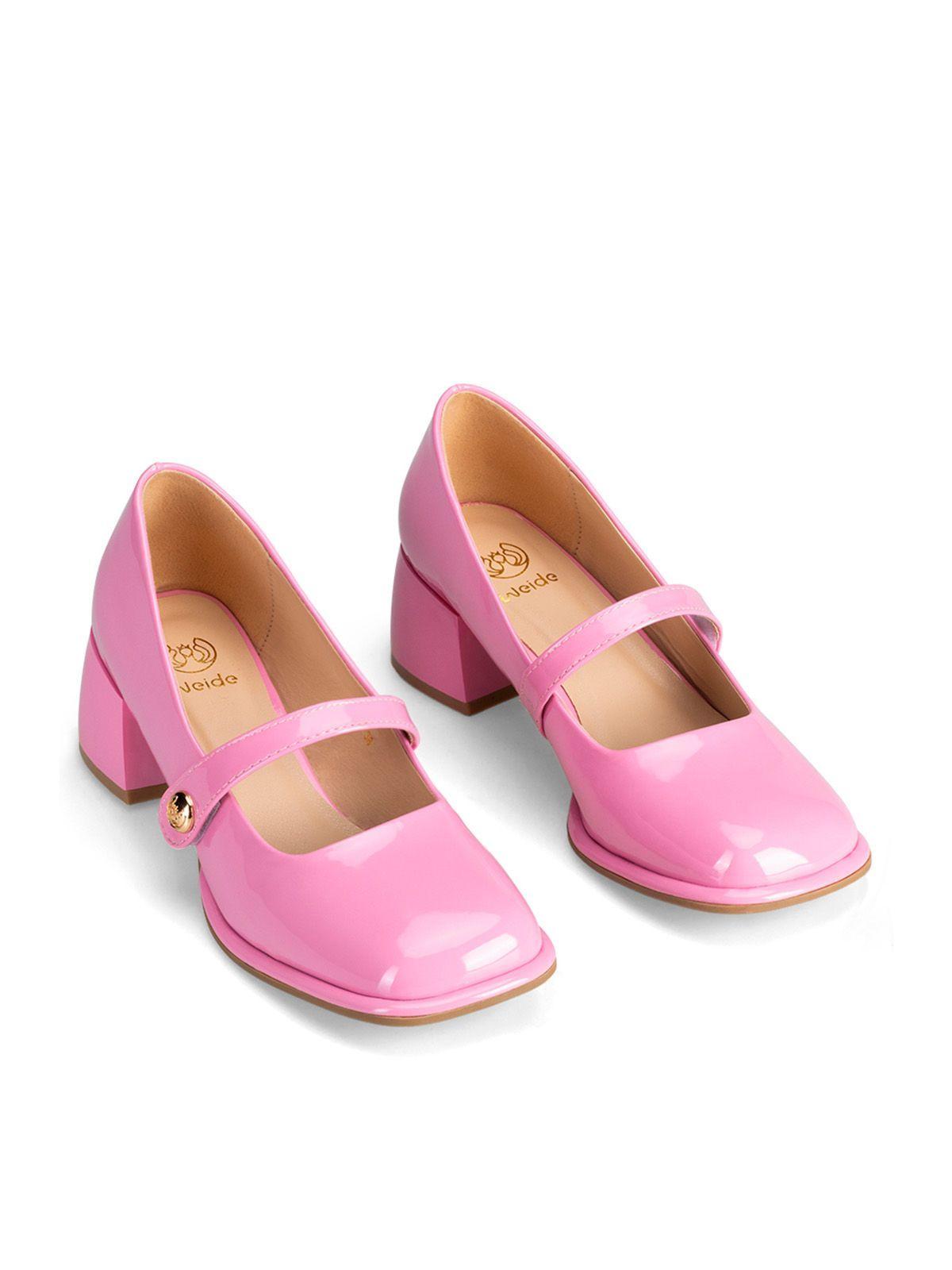 Zapatos Taco Mujer Amelia Rosado Weide-2