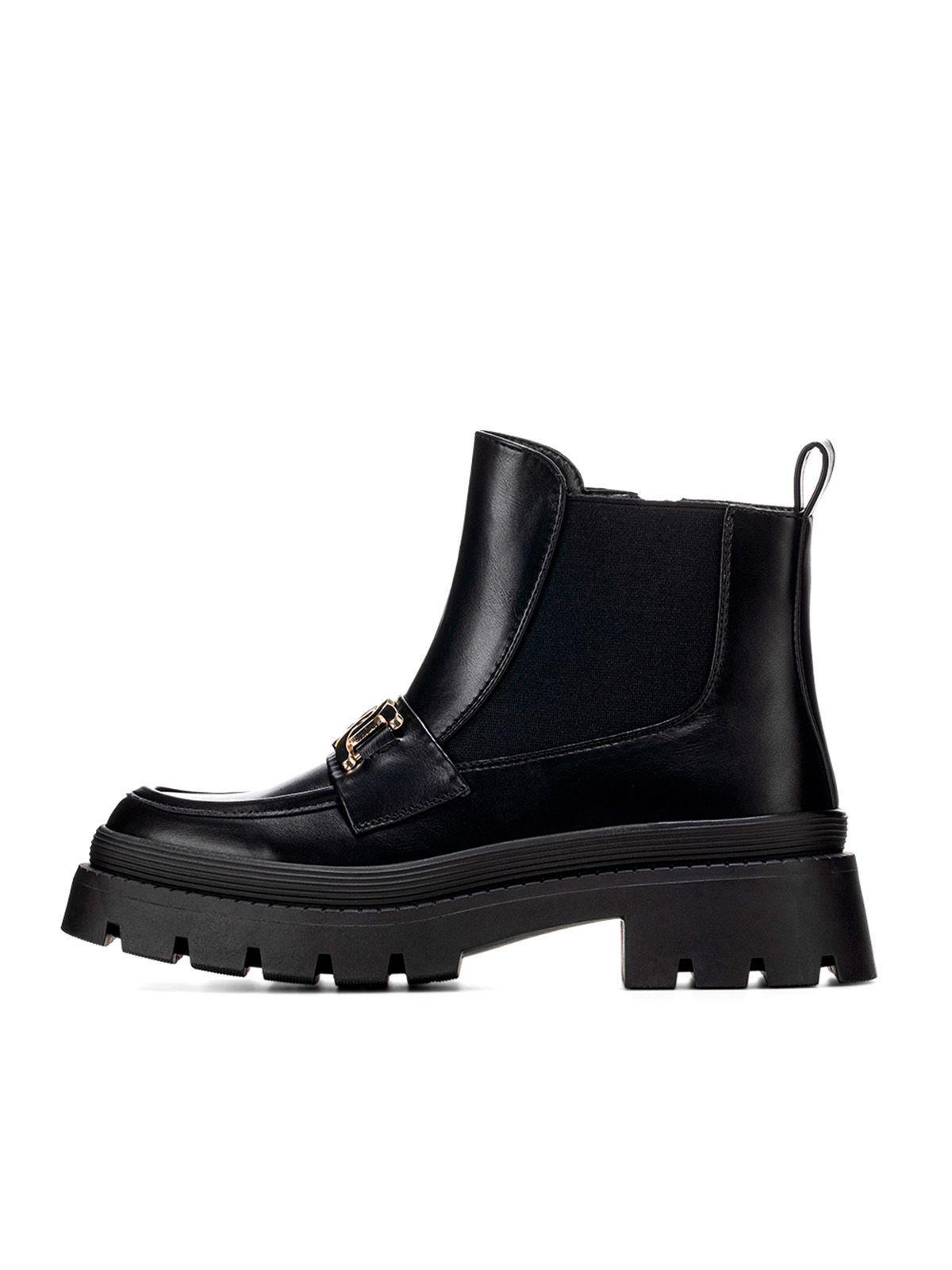 Botin Negro Casual Mujer Weide HX305-4