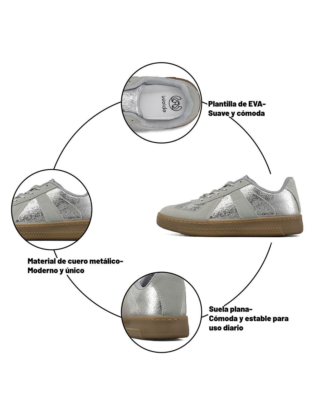 Zapatilla Deportiva Comfort Mujer Eco Cuero Weide TFA201-6