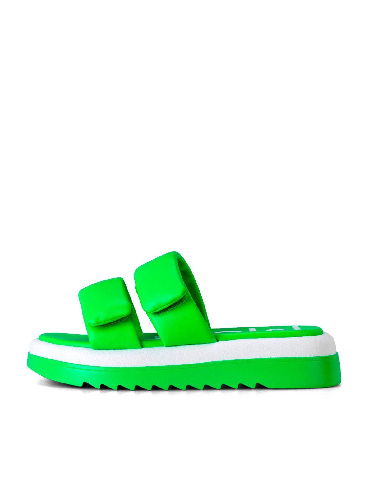 Sandalia Plataforma Verde Casual GH99 Weide-1