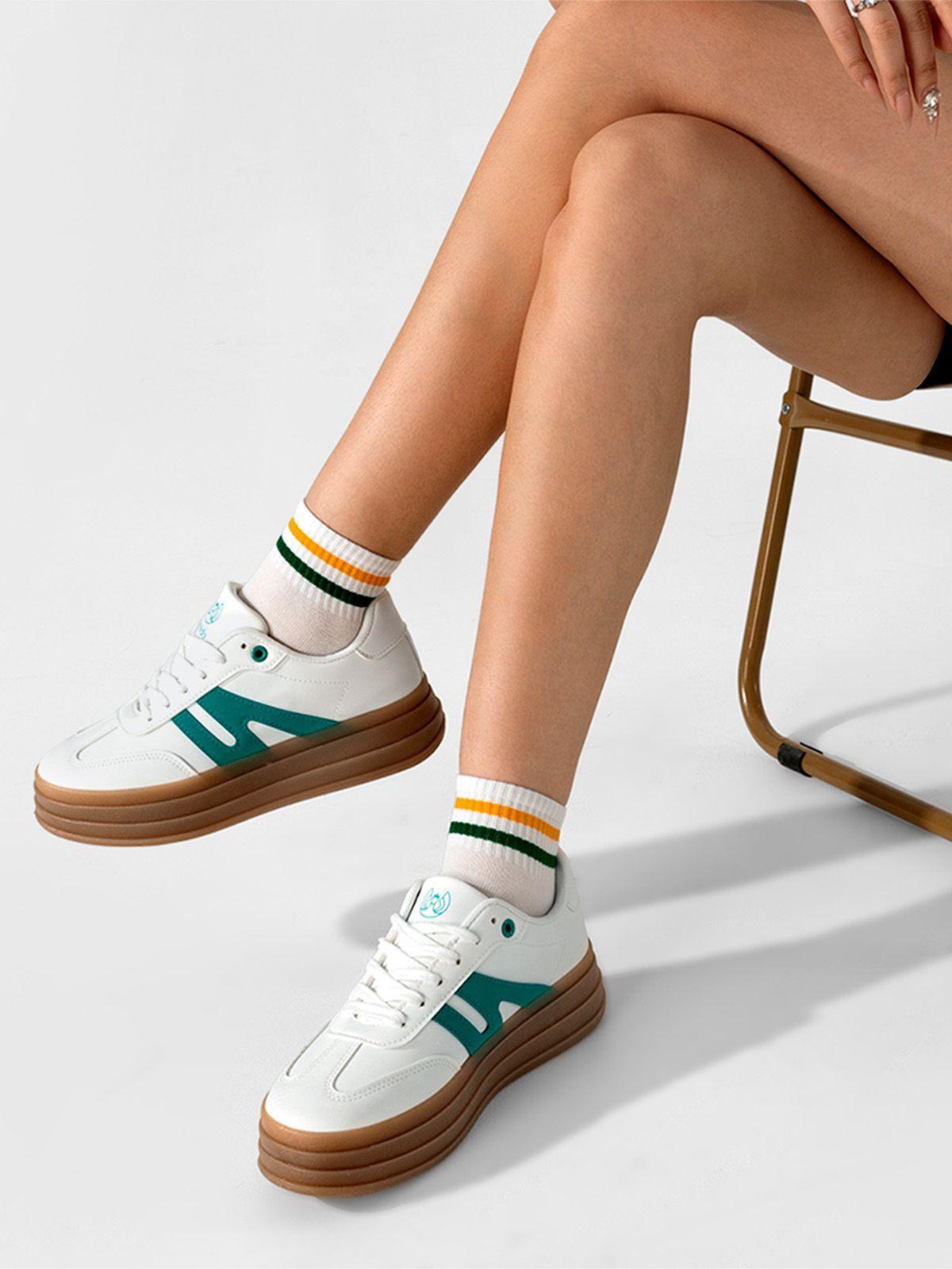 Zapatilla Casual Urbana Plataforma Mujer Weide SL65-2