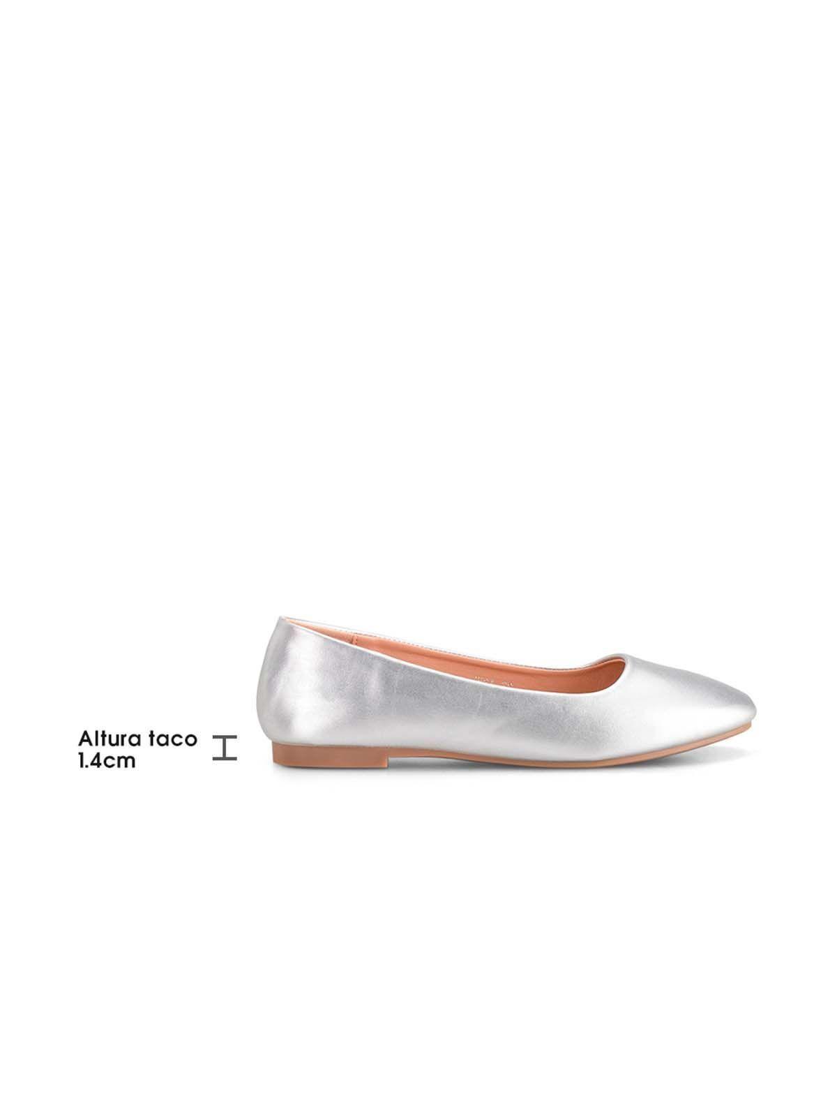 Ballerinas Fiona Plateado Weide-4