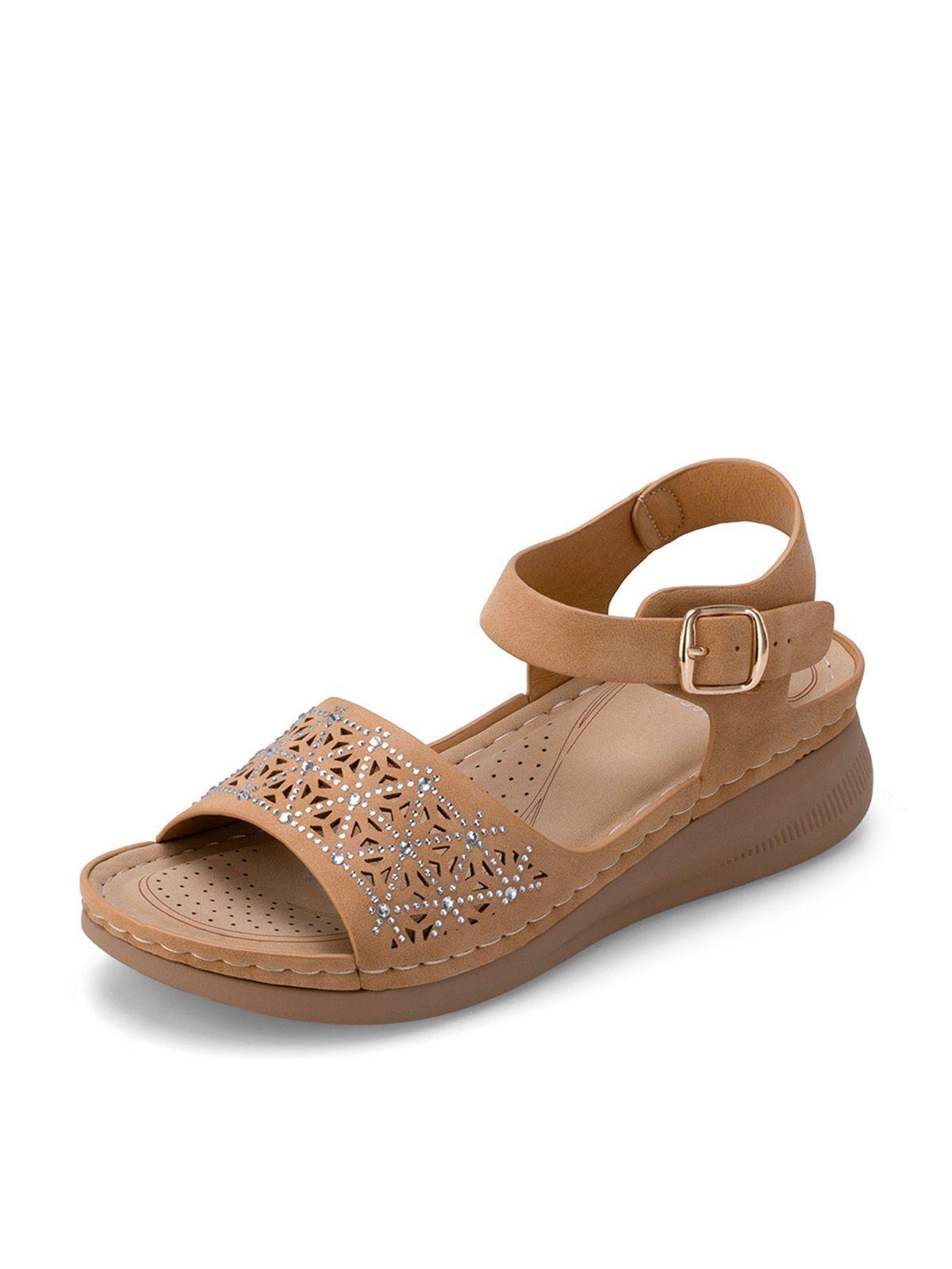 Sandalias Sancha Beige Weide-0