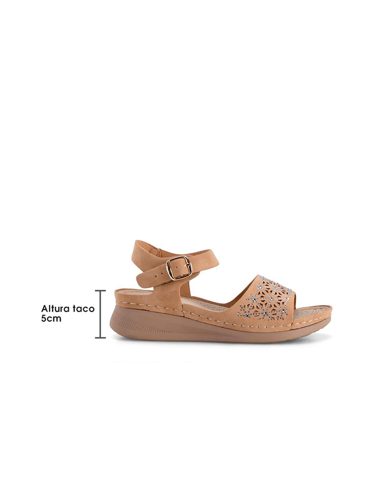 Sandalias Sancha Beige Weide-4