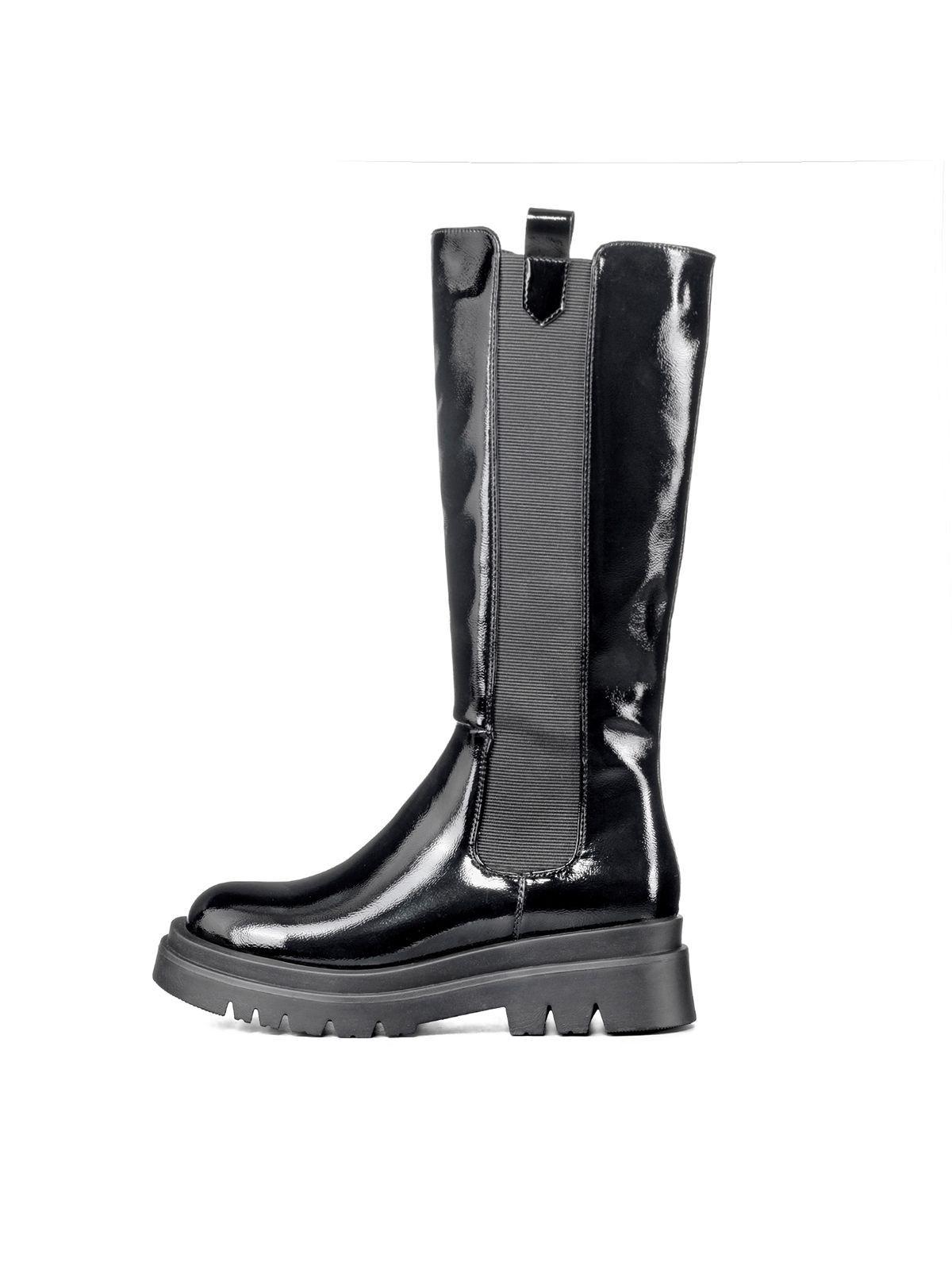 Botas Largas Mujer Eco Cuero Plataforma De Moda Weide DH88-2