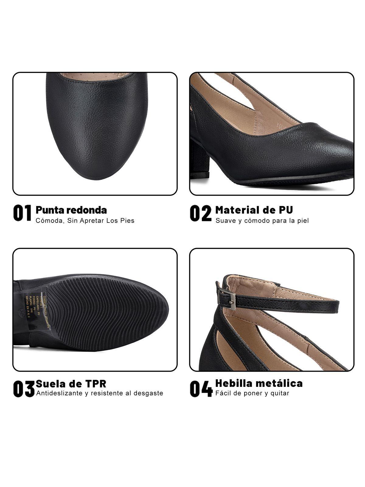 Zapato Taco Mujer Formal  Weide You523-9