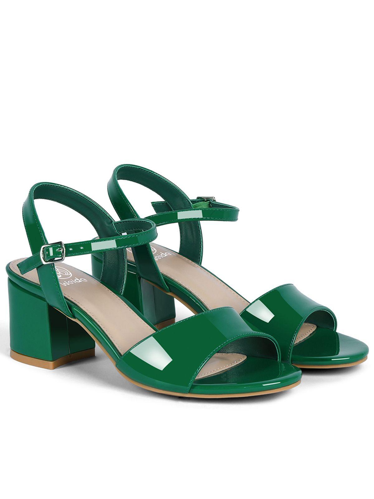 Sandalia Casual Taco Verde Mujer Weide GH64-5