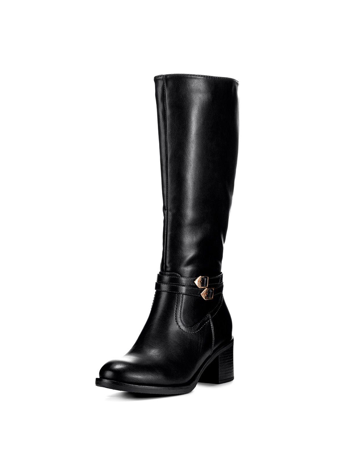 Bota Negro Casual Mujer Weide CZY582-0