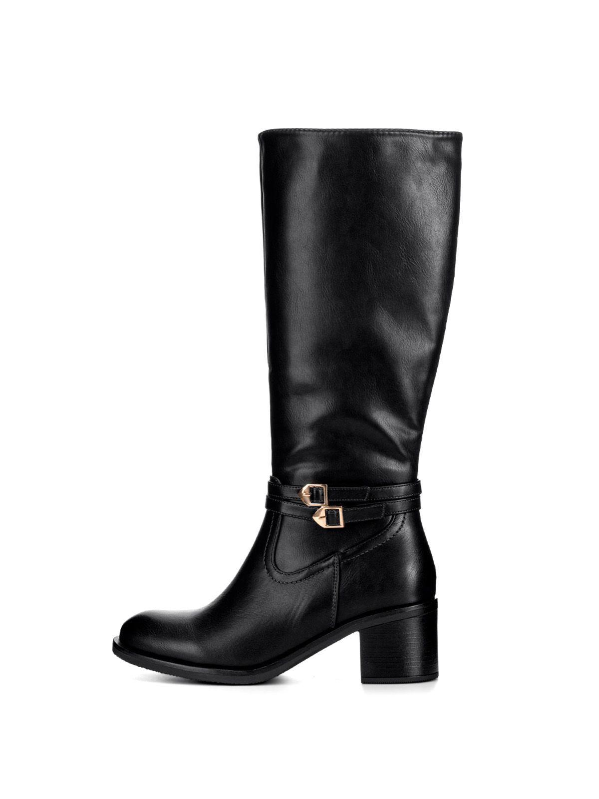 Bota Negro Casual Mujer Weide CZY582-4