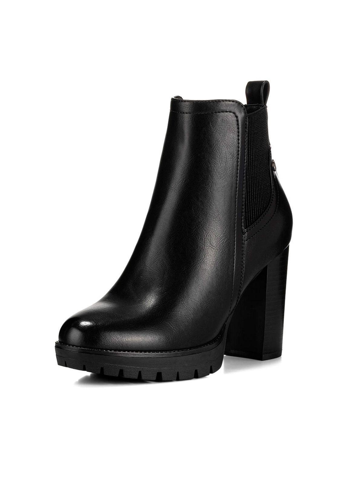 Botin Negro Casual Mujer Weide QBM06-0