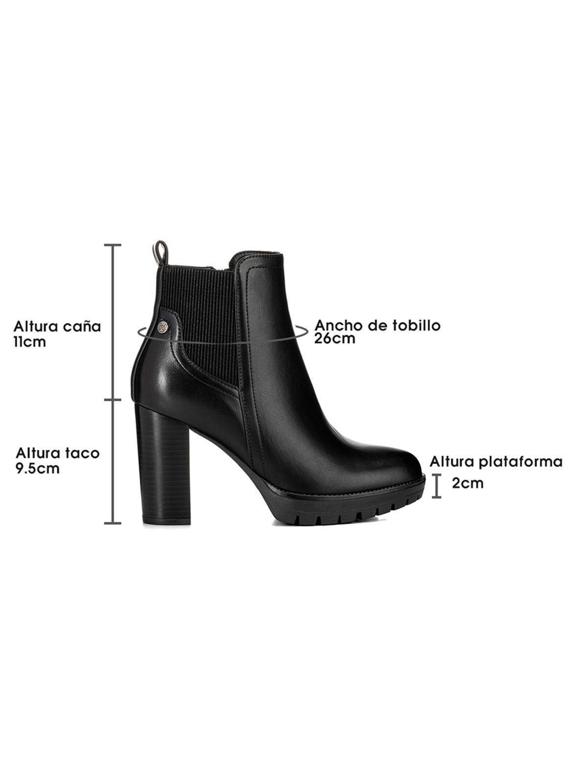Botin Negro Casual Mujer Weide QBM06-5