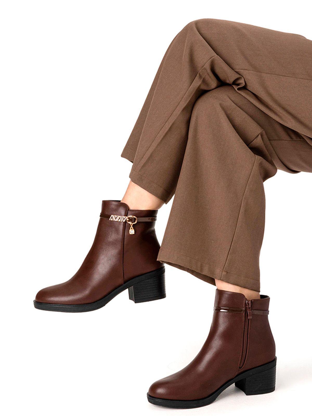 Botin Marron Casual Mujer Weide GH111-2