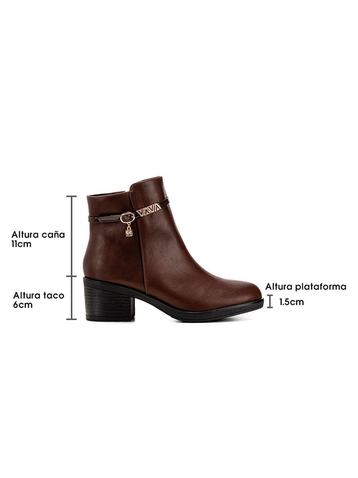 Botin Marron Casual Mujer Weide GH111-6