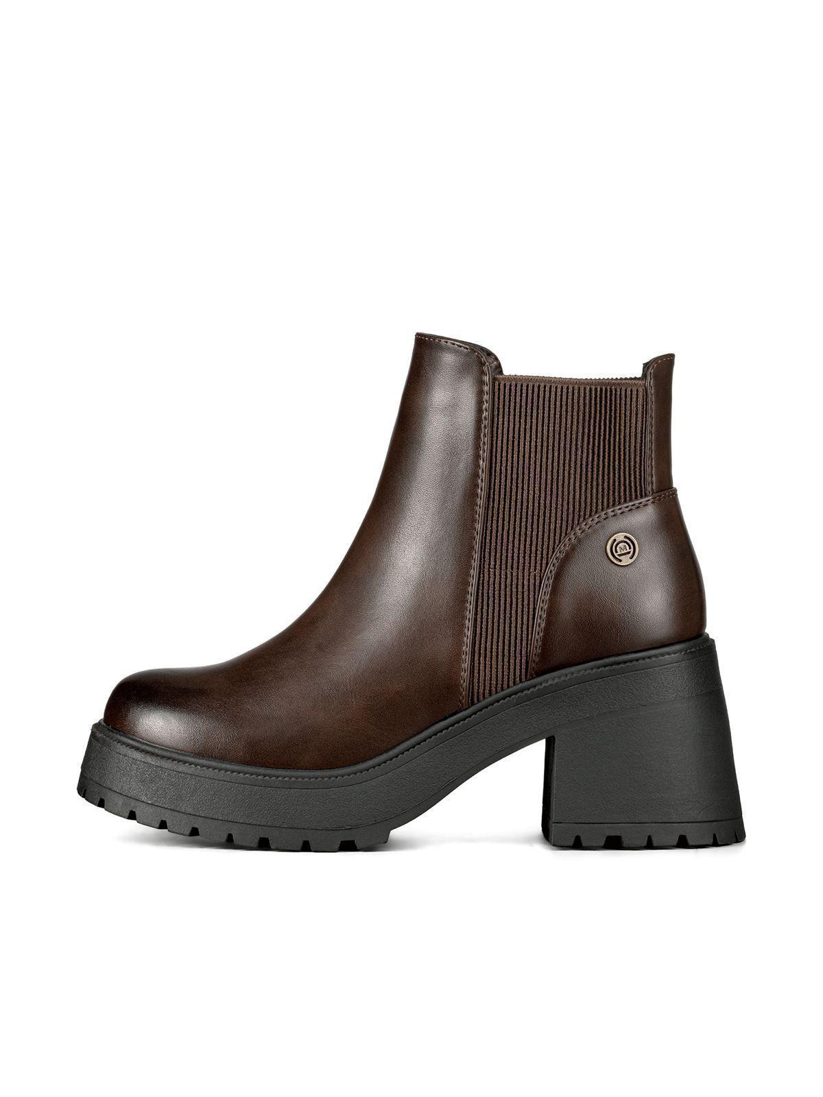Botin Mujer Casual Eco Cuero Con Felpa Vintage Weide CZY612-3