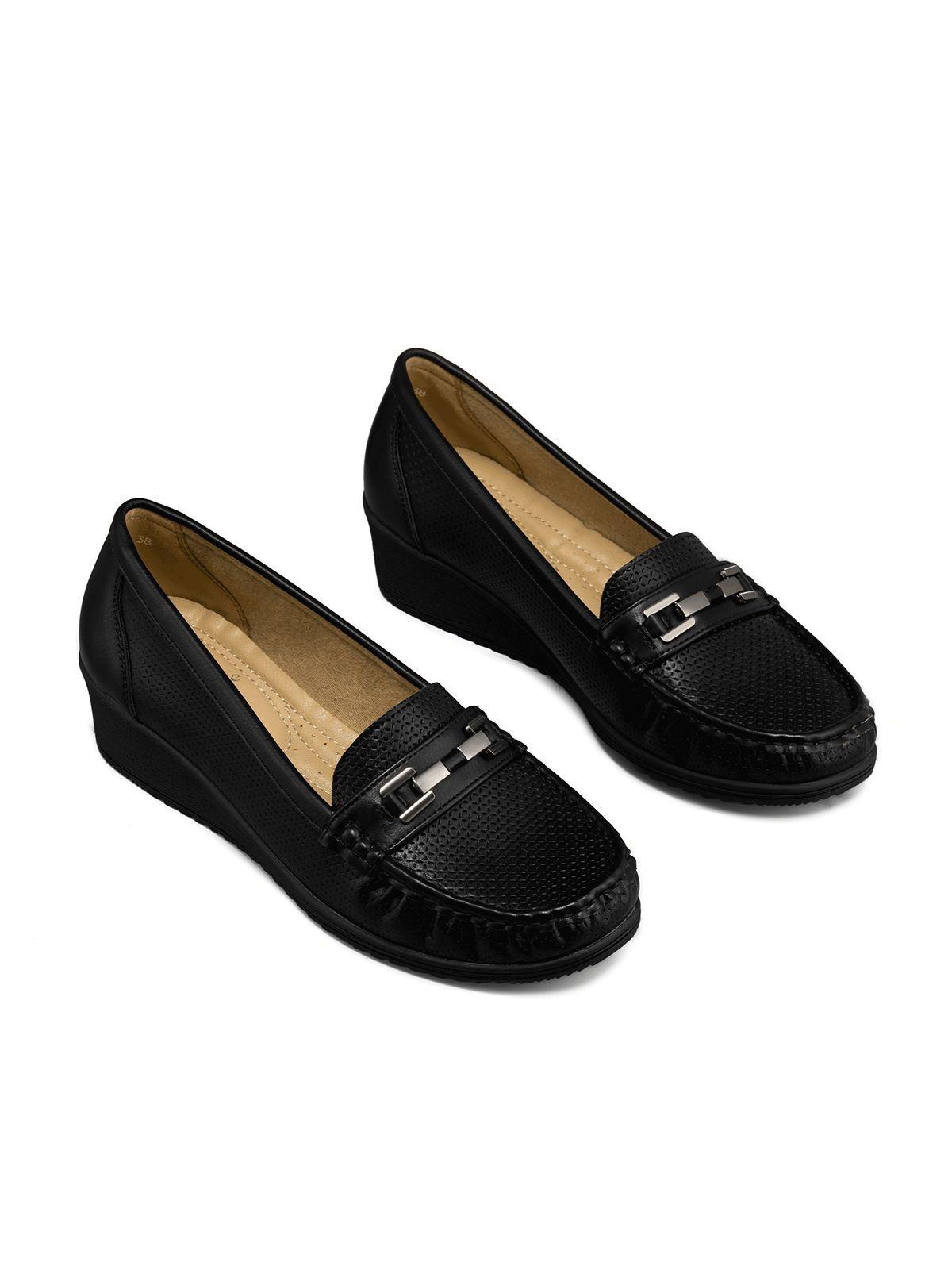 Mocasin Tacon Cuña Clásico Cómodo Casual Mujer Weide JS80-5