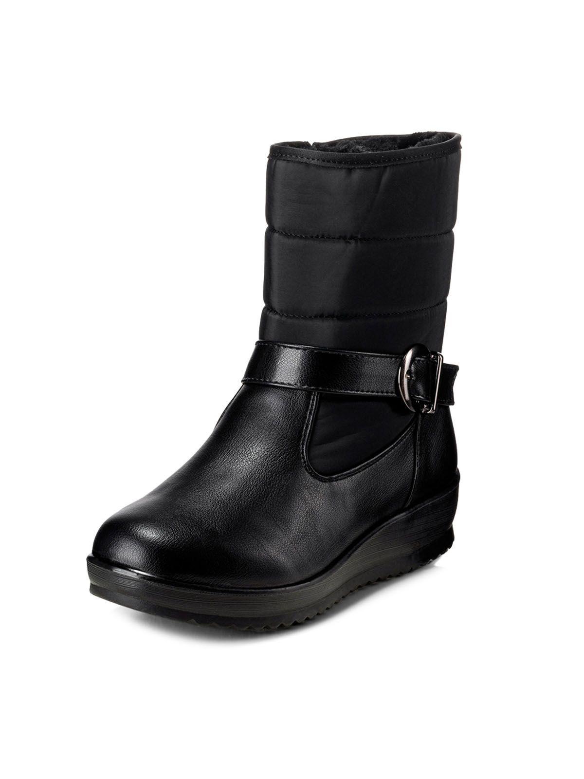 Botin Negro Casual Mujer Weide TFA190-0