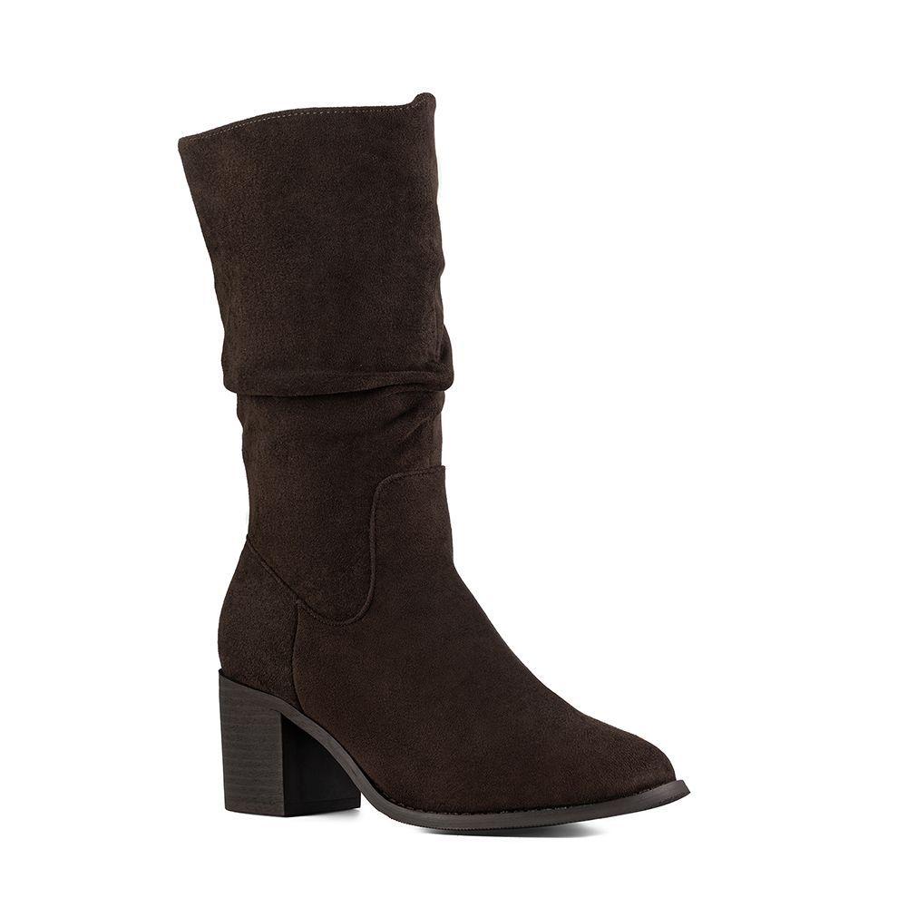 Bota Taco Mujer Outdoor PU Textil Weide HX532-5
