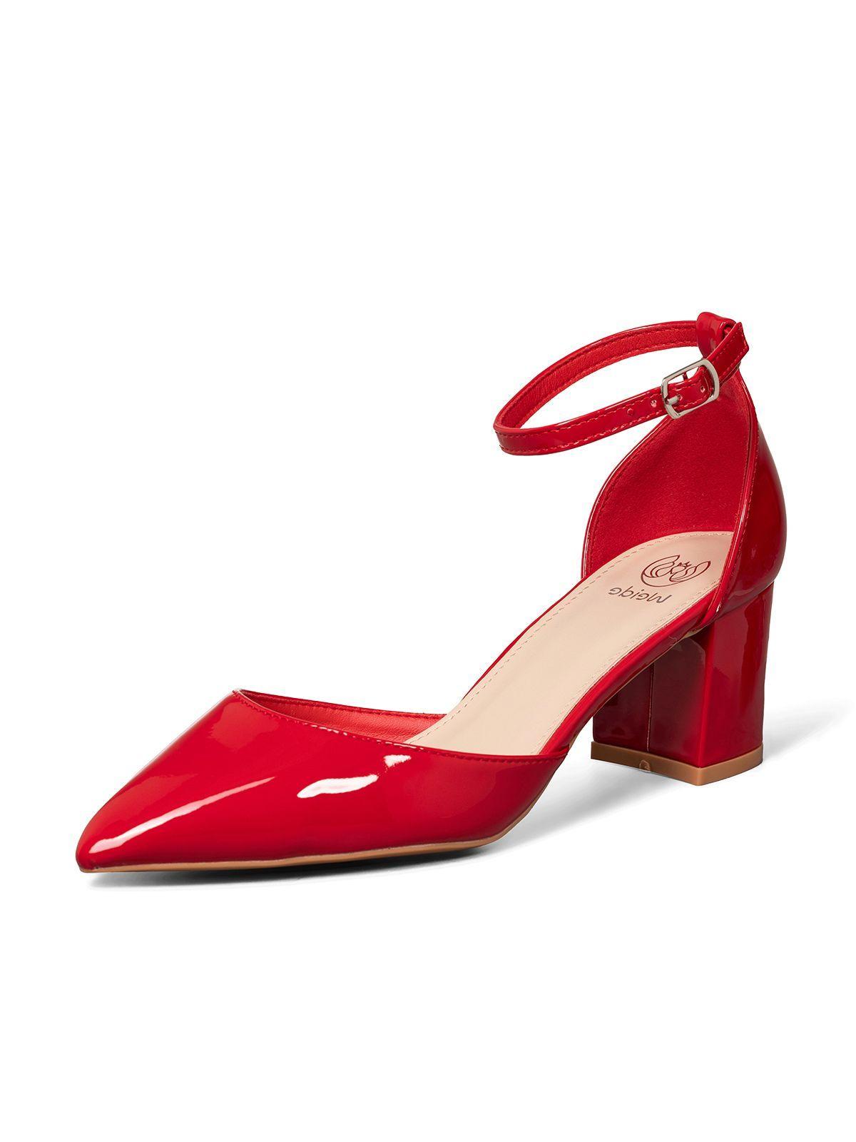 Zapato Taco Alto Burdeo Fiesta Mujer Weide GH63-0