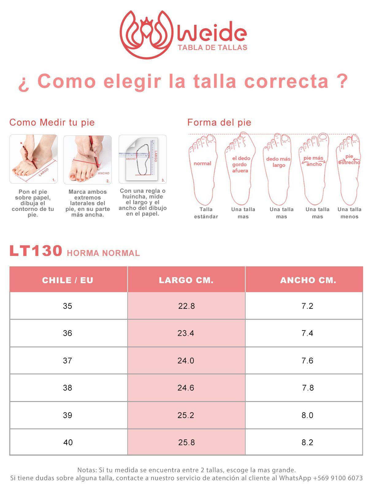 Zapatilla De Deporte Casual Plataforma Mujer Weide LT130-3