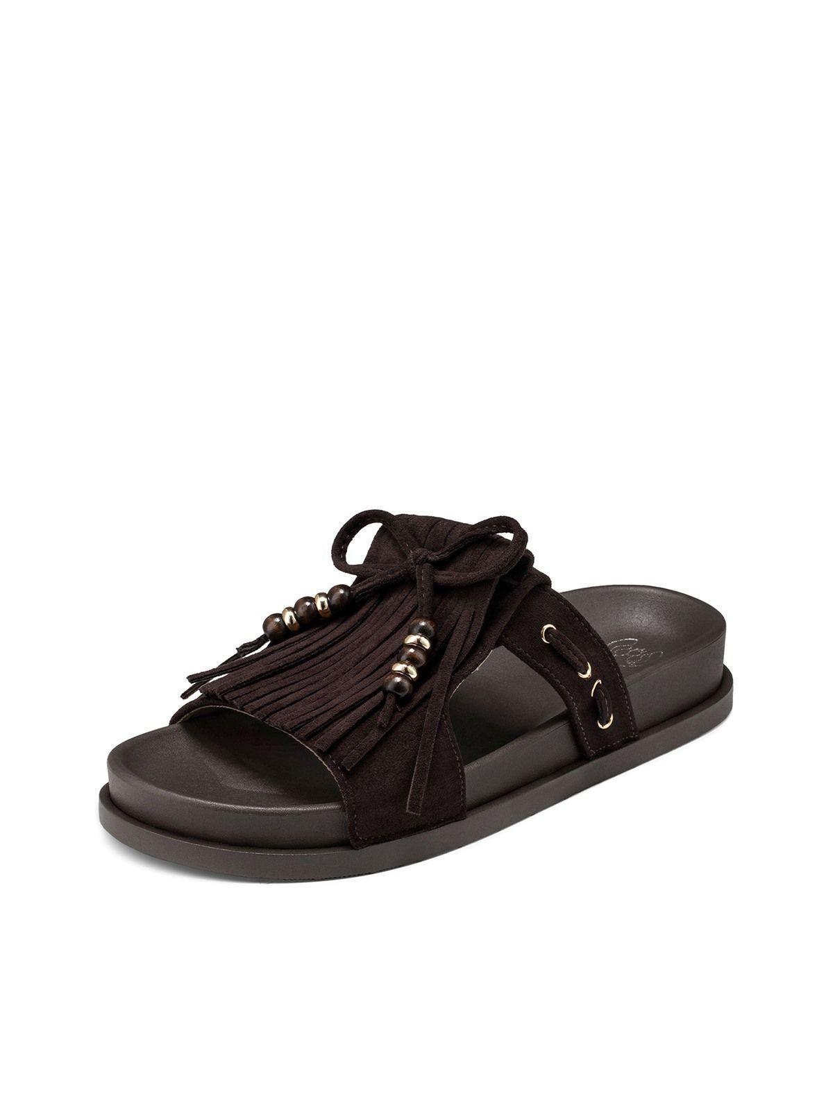 Sandalia tipo Chala PU Textil Mujer Plano Weide QIU511-0