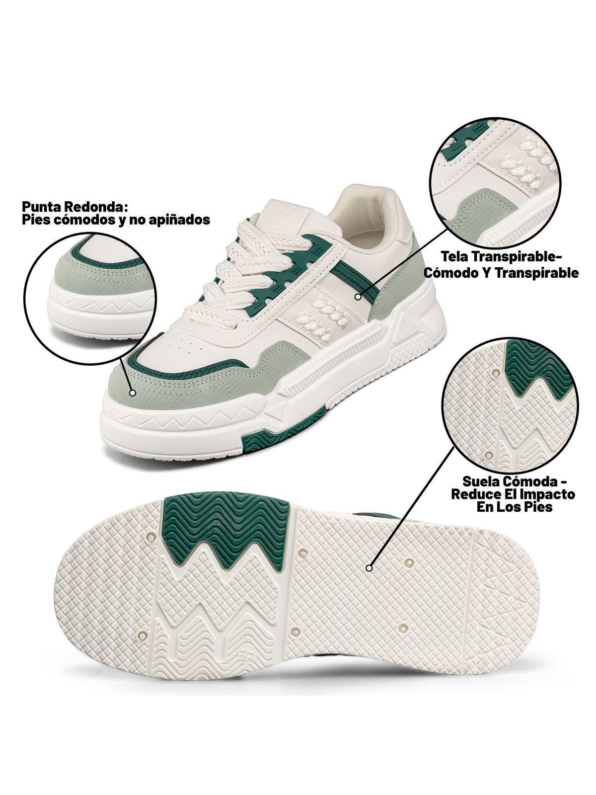 Zapatilla Deportiva Casual De Colores Mujer Weide LT135-7