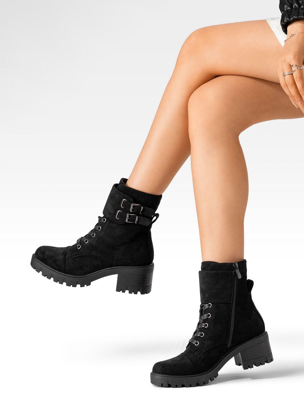 Botin Casual Mujer Tacon Grueso Vintage Weide HX505-1