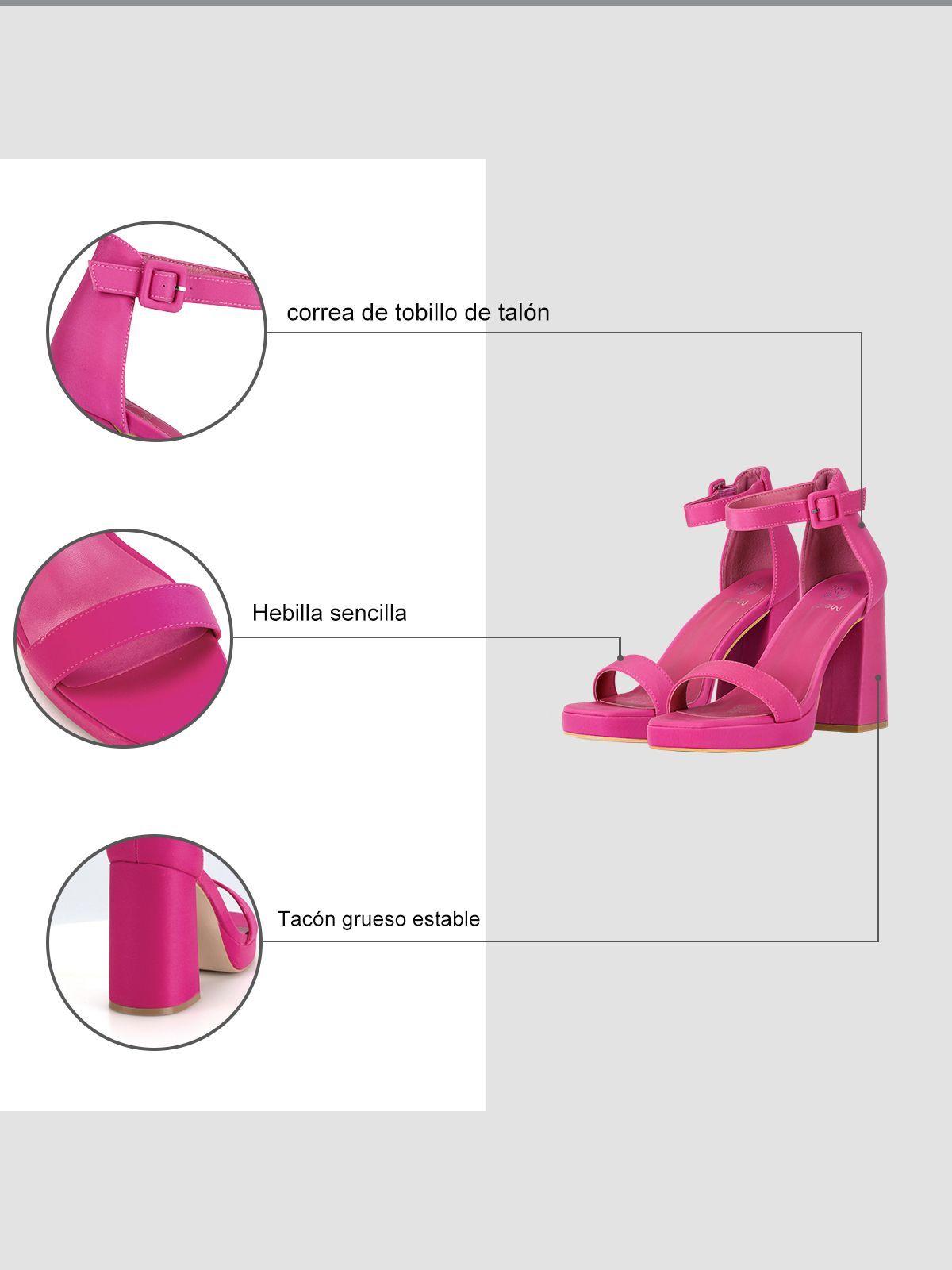 Sandalia Taco  Durazno Fiesta GH97 Weide-5