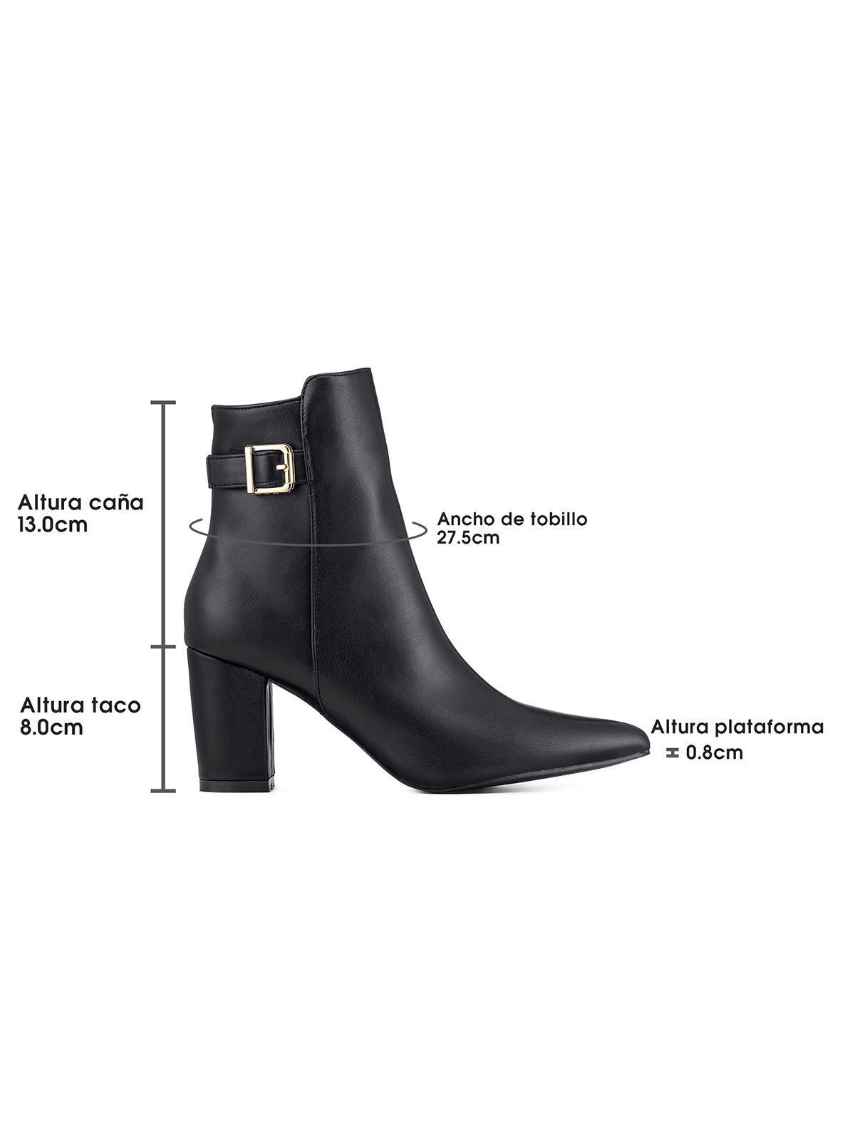 Botín Taco Mujer Casual PU Weide GH183-7