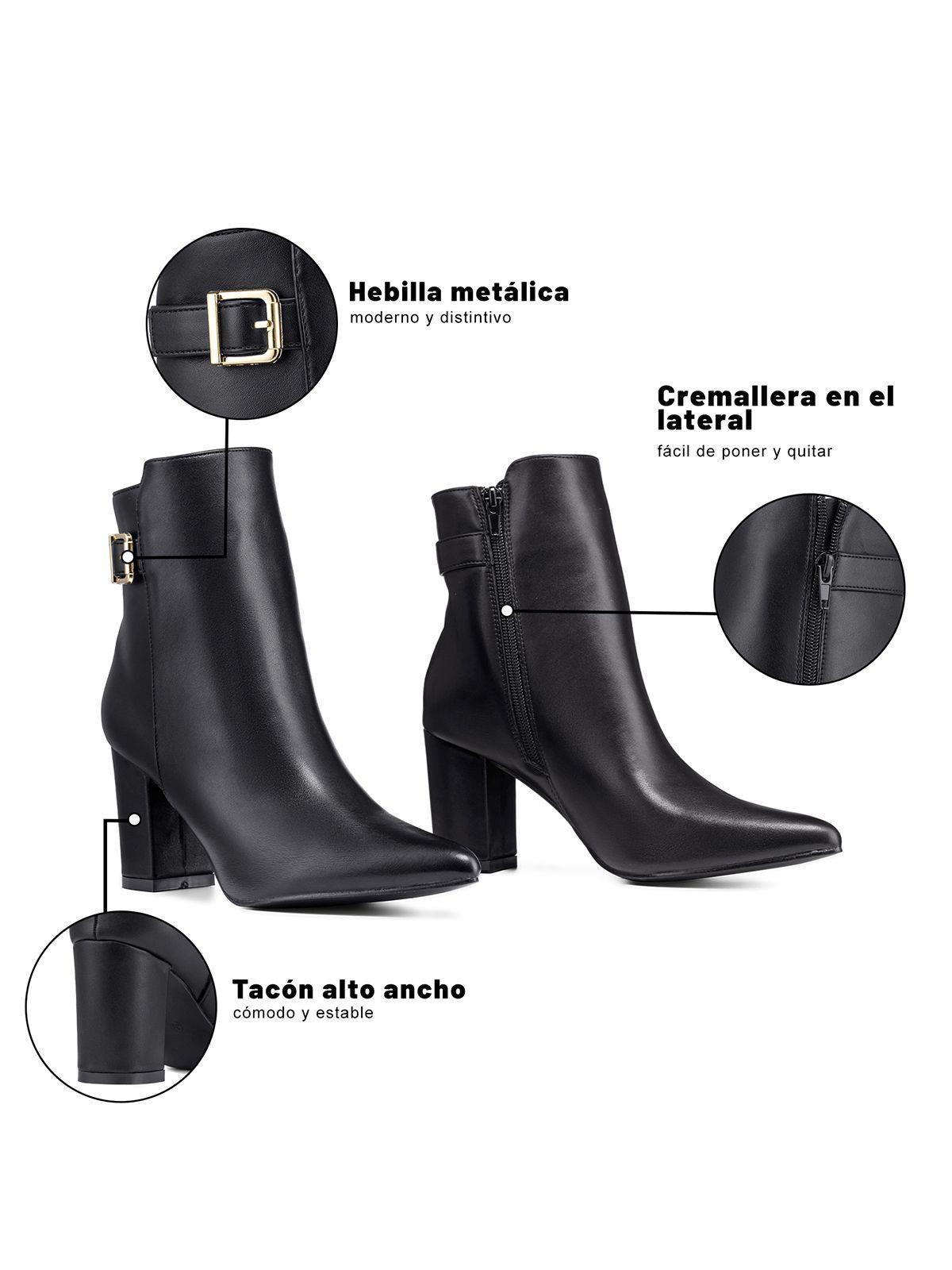 Botín Taco Mujer Casual PU Weide GH183-8