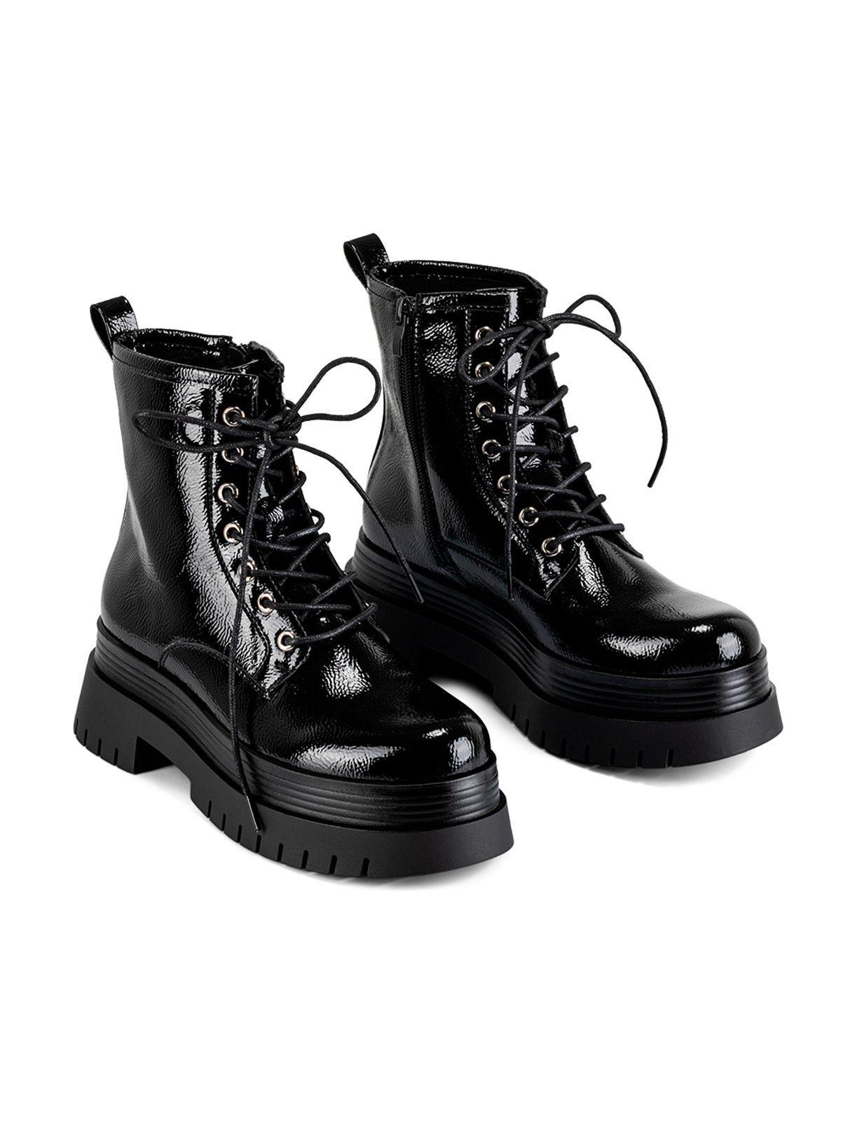 Botin Negro Casual Mujer Weide RT01-3