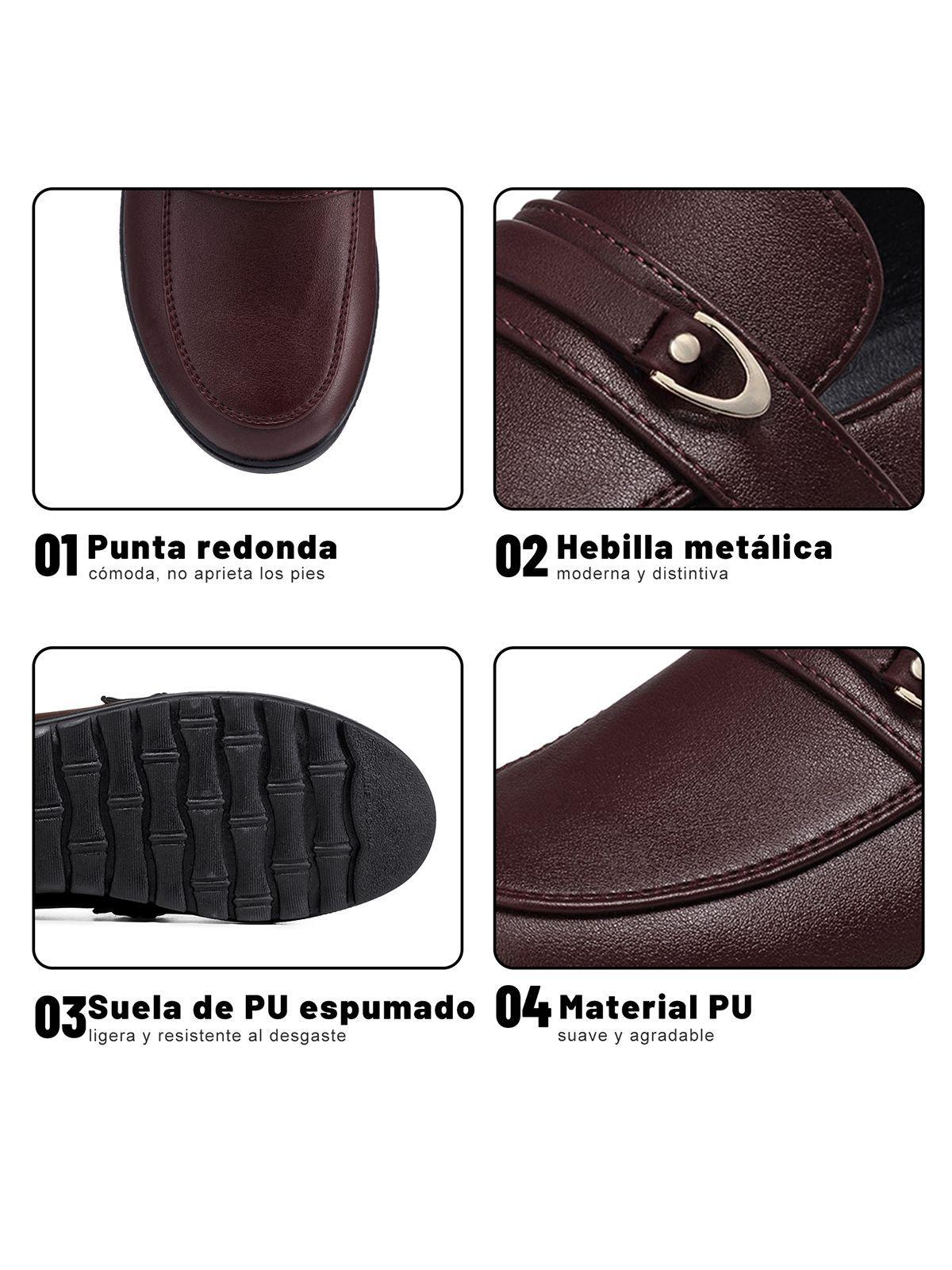 Mocasín Casual Taco Cuña Mujer PU Weide TFA222-8