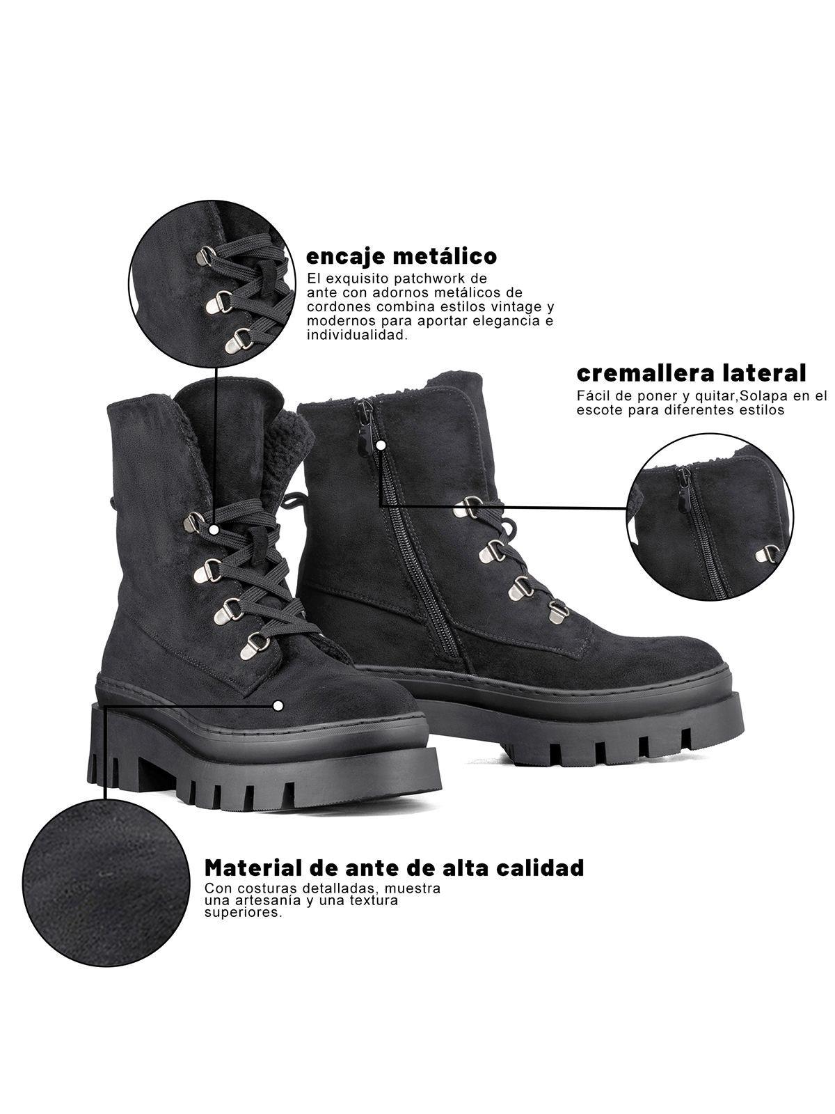 Botin Casual Mujer Plataforma Vintage Weide HX503-7