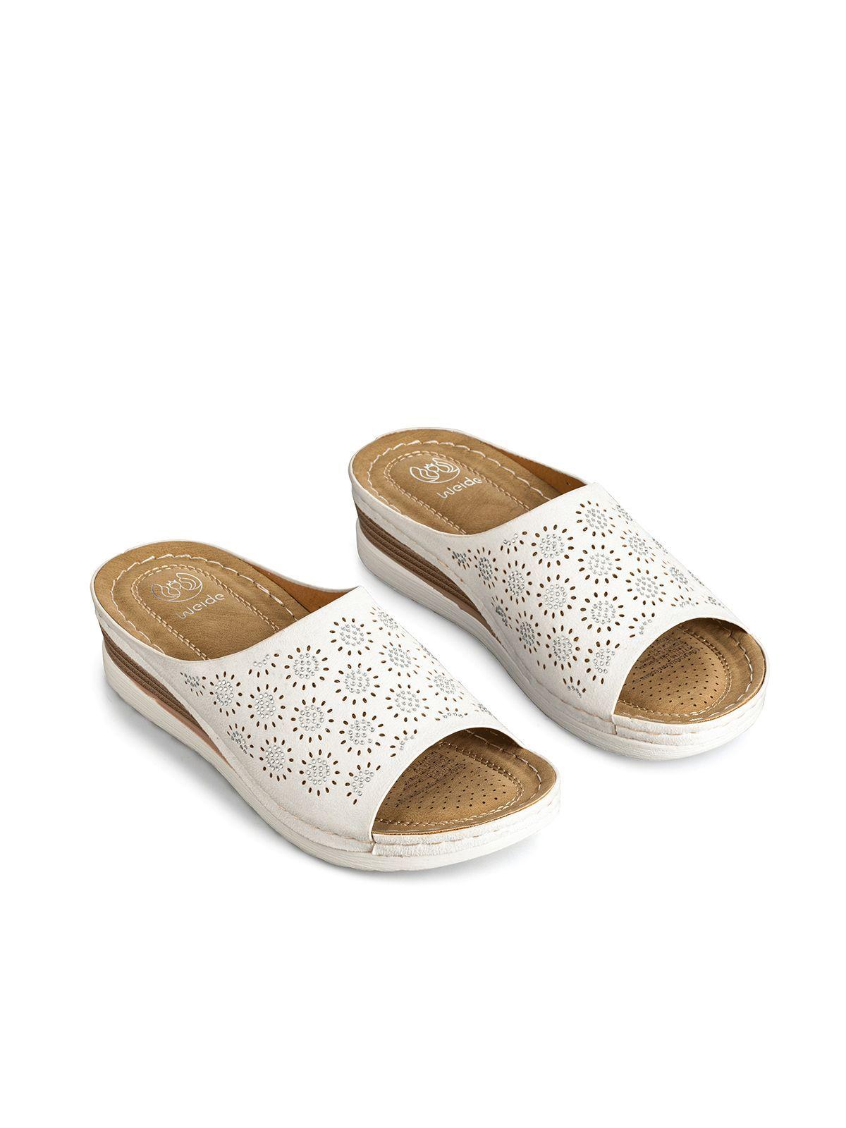 Sandalias Chalas Casual Confort Mujer Taco Cuña Weide QIU365-5