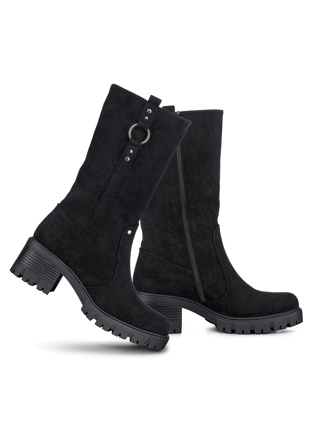 Botas Largas Casual De Gamuza Vintage Mujer Weide HX513-5