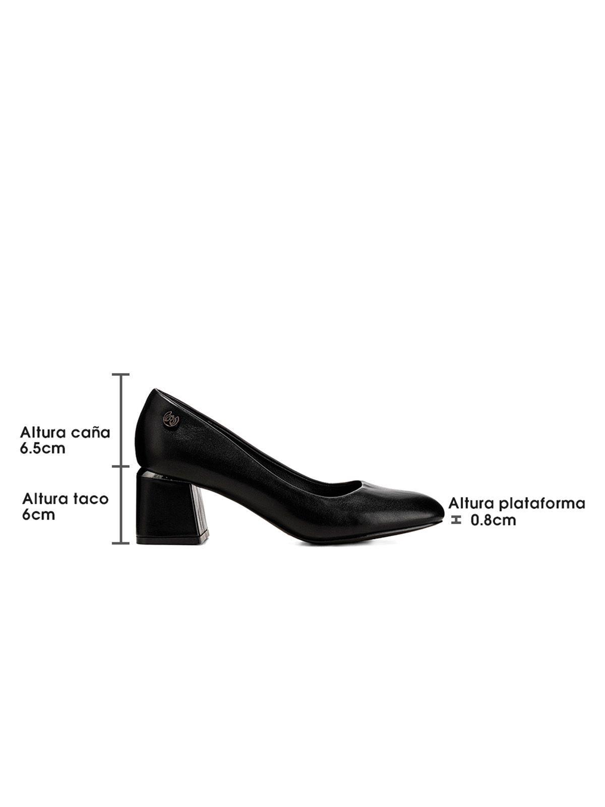 Zapatos Taco Negro Formal Mujer Weide JS60-5