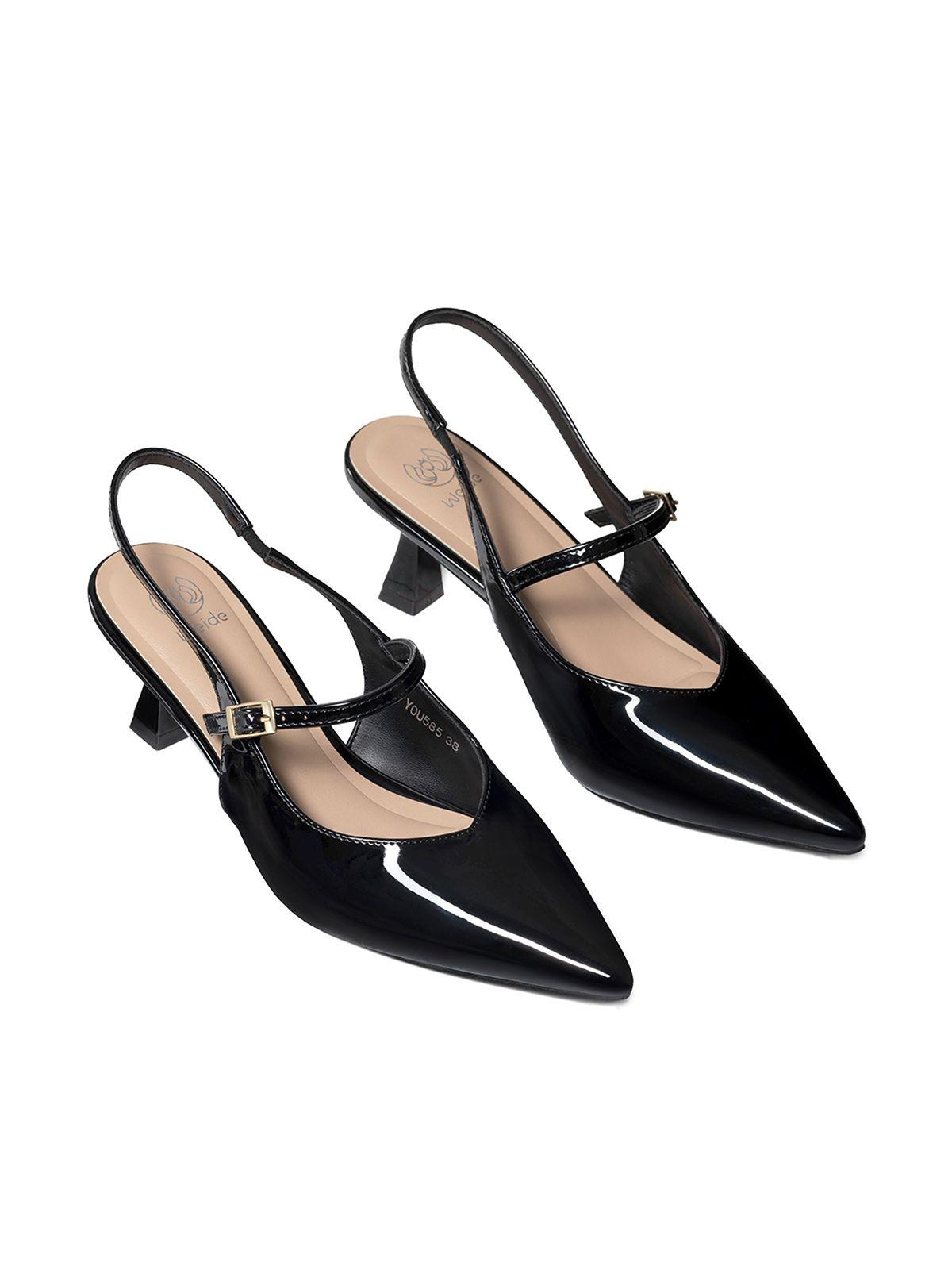 Zapatos Taco Casual PU Acharolado Mujer Aguja Weide YOU585-2