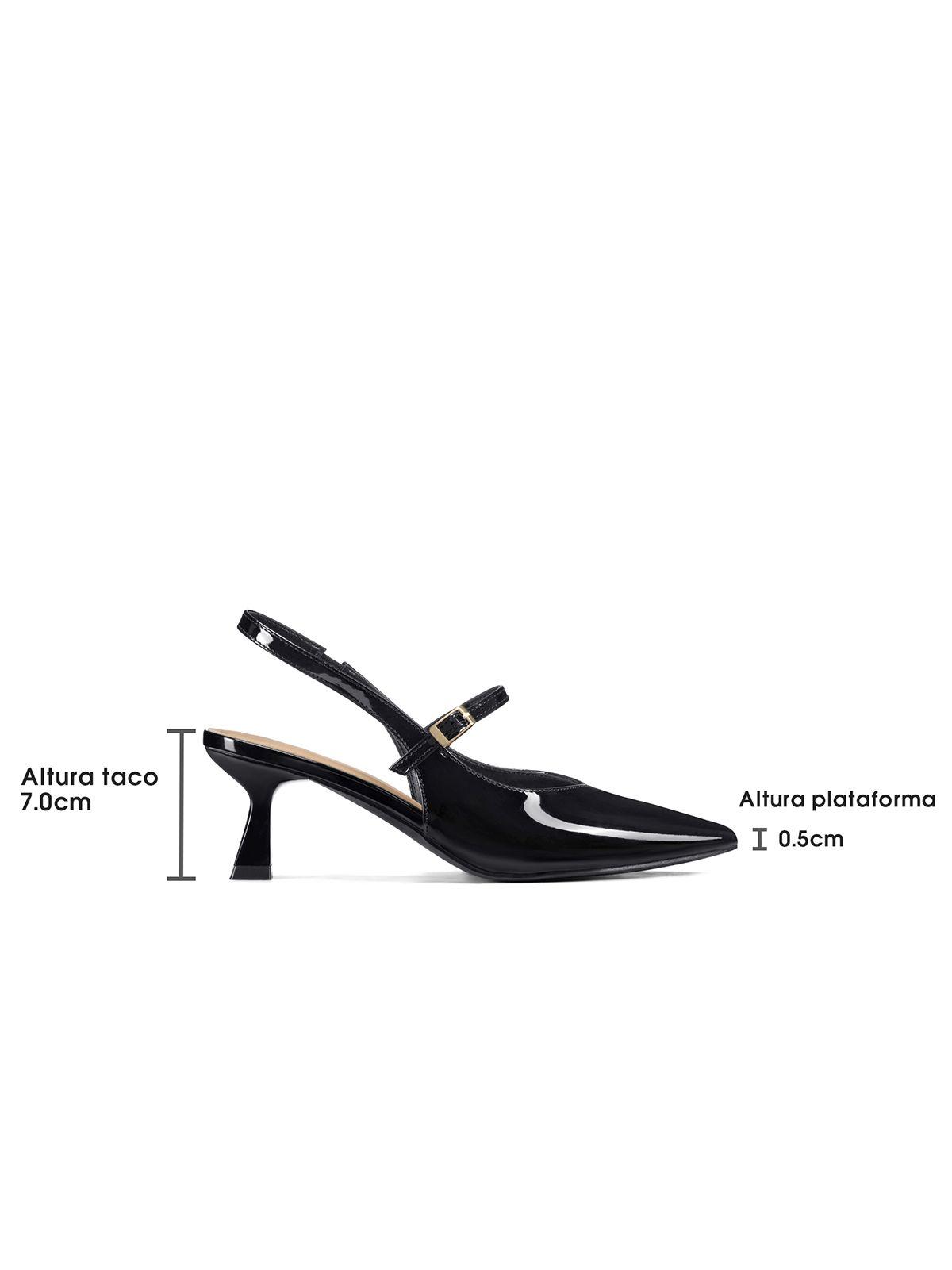 Zapatos Taco Casual PU Acharolado Mujer Aguja Weide YOU585-3