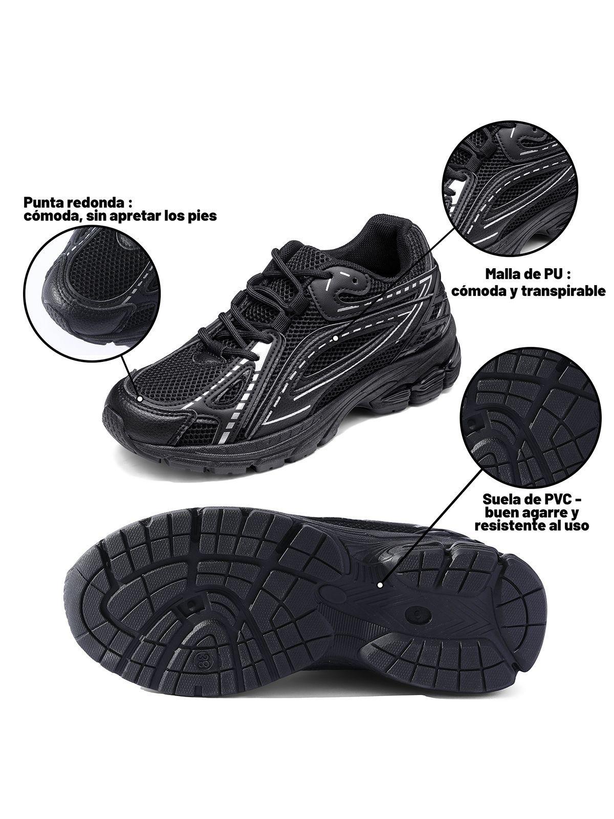 Zapatillas Casual Malla PU Mujer Plataforma Weide LT221-5