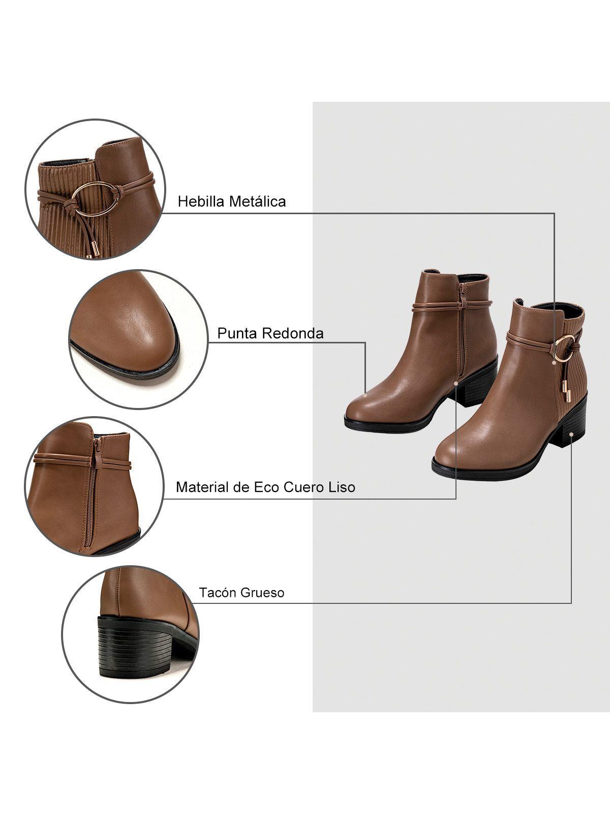Botin Caqui Casual Mujer Weide GH110-7