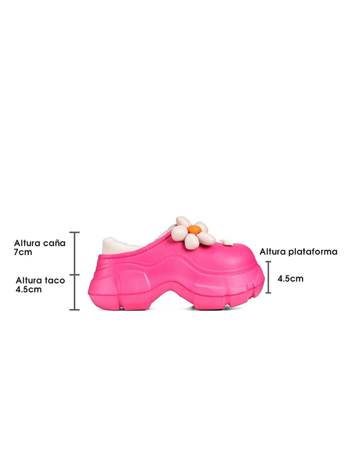 Zueco Rosado Casual Mujer Weide GH120-5