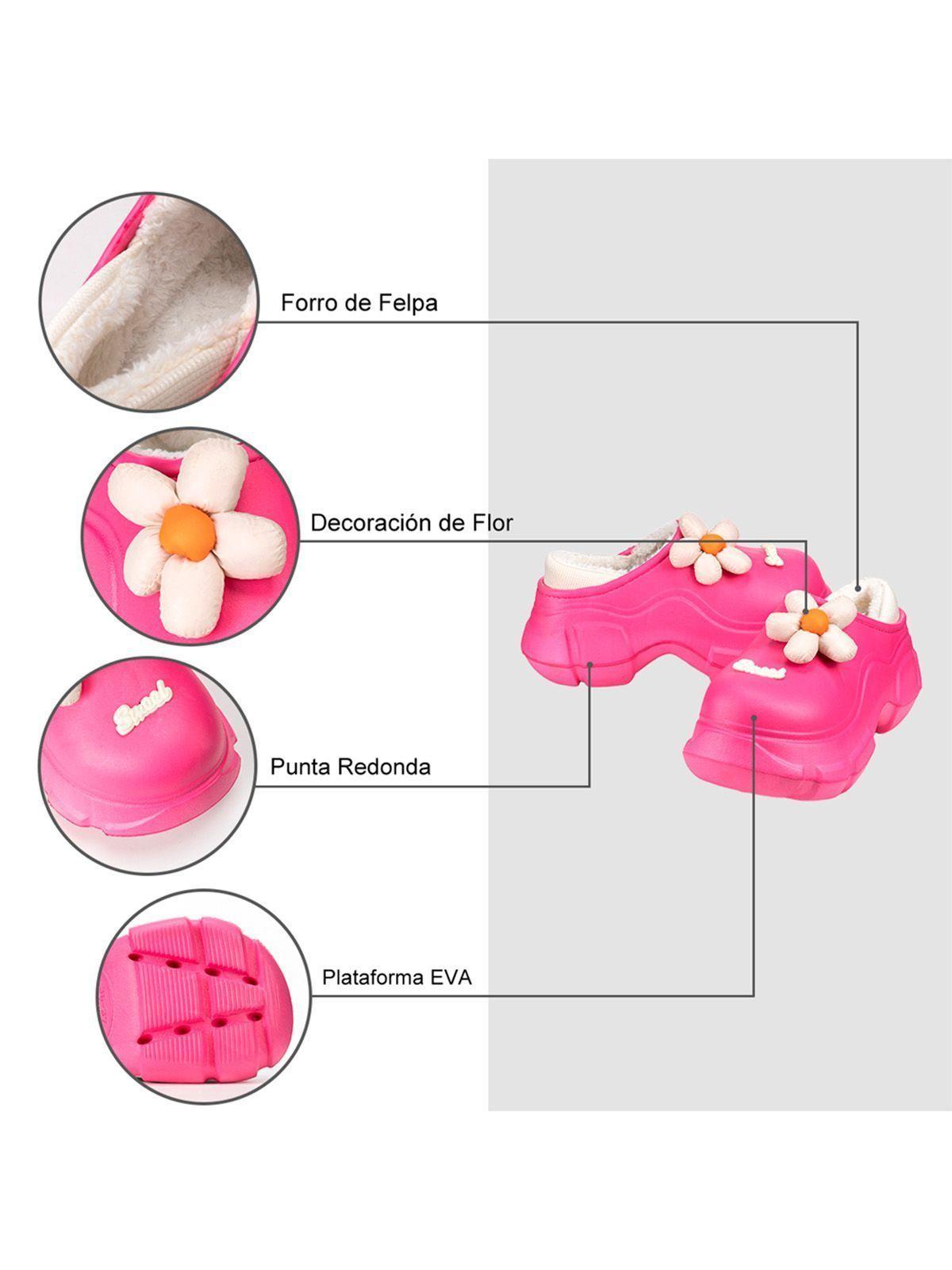 Zueco Rosado Casual Mujer Weide GH120-6